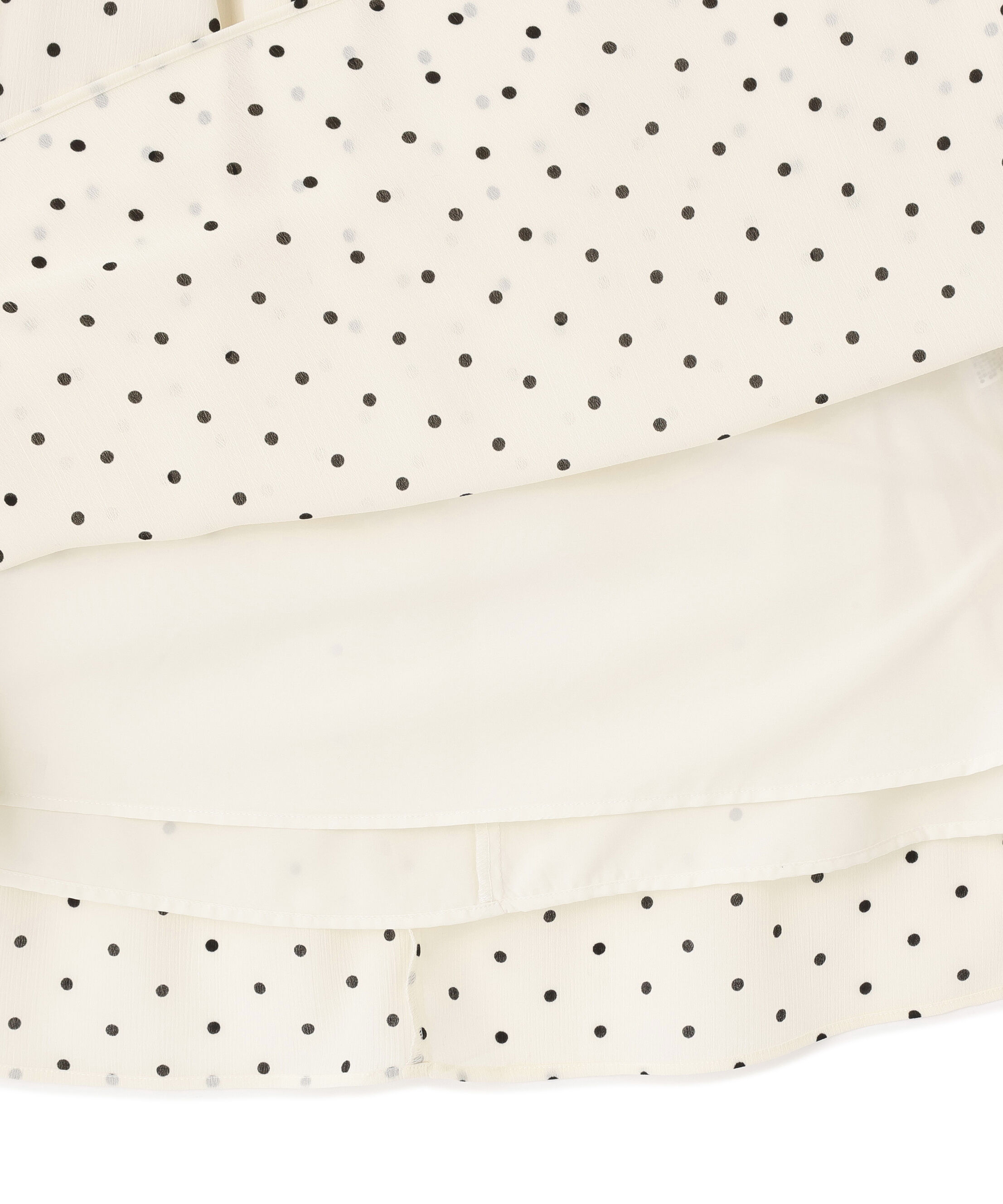  「ドットプリントシャーリングワンピース」|ワンピース|