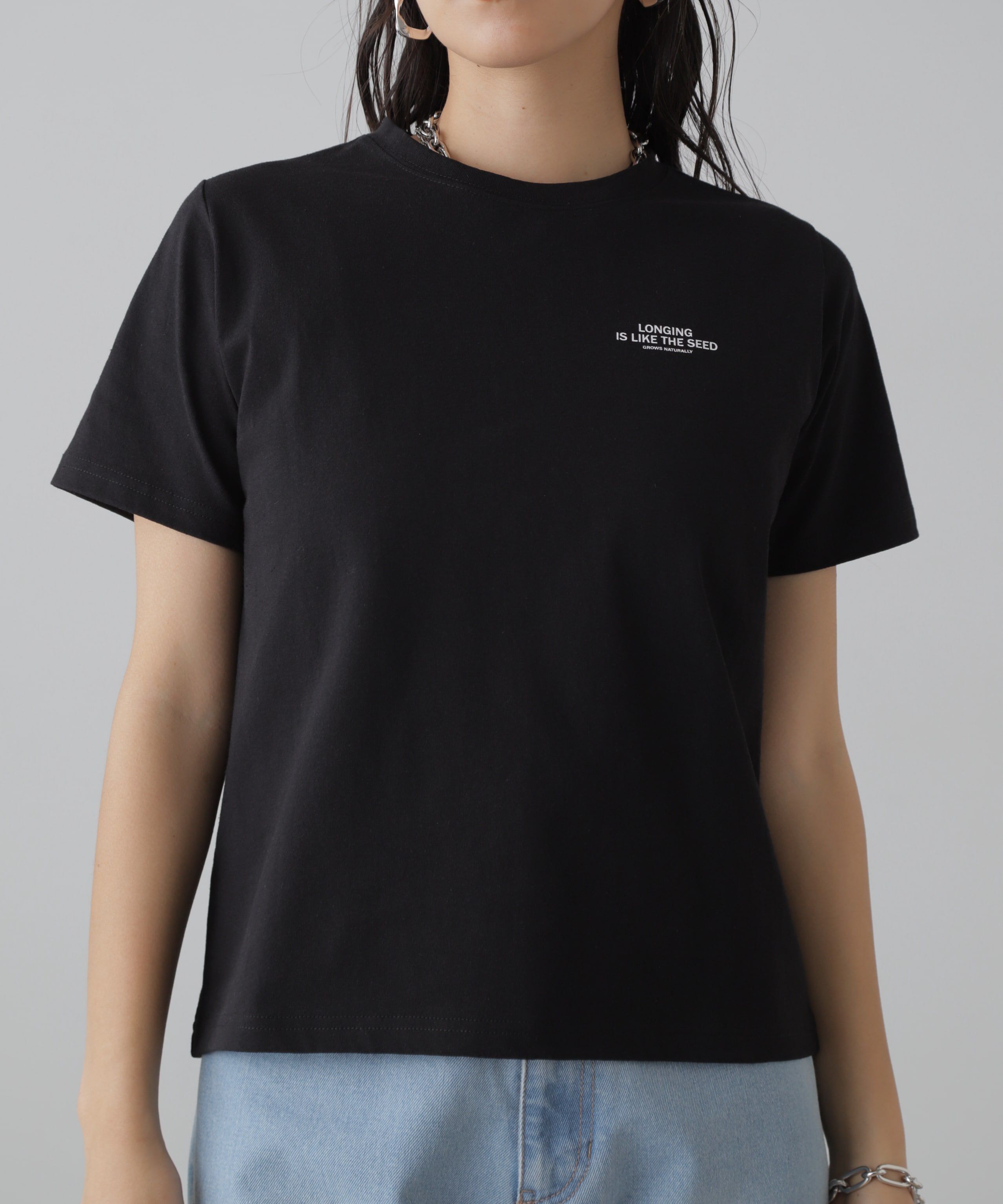  「チュール&times;ロゴTシャツ」|Tシャツ・カットソー|