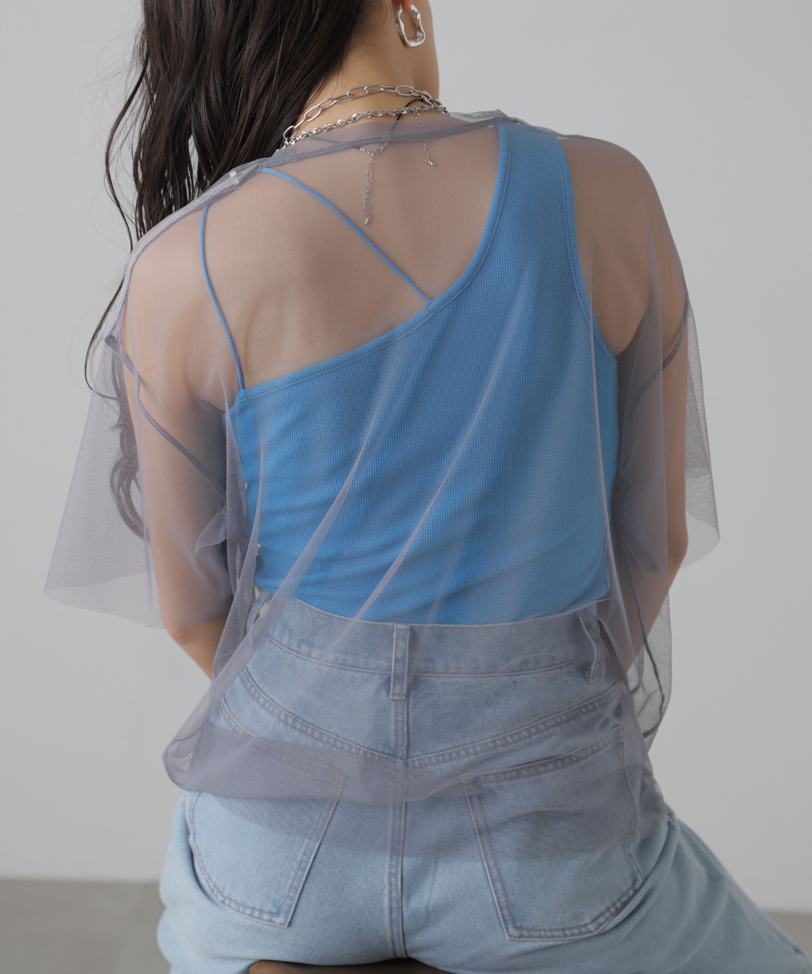  「チュール&times;ロゴTシャツ」|Tシャツ・カットソー|