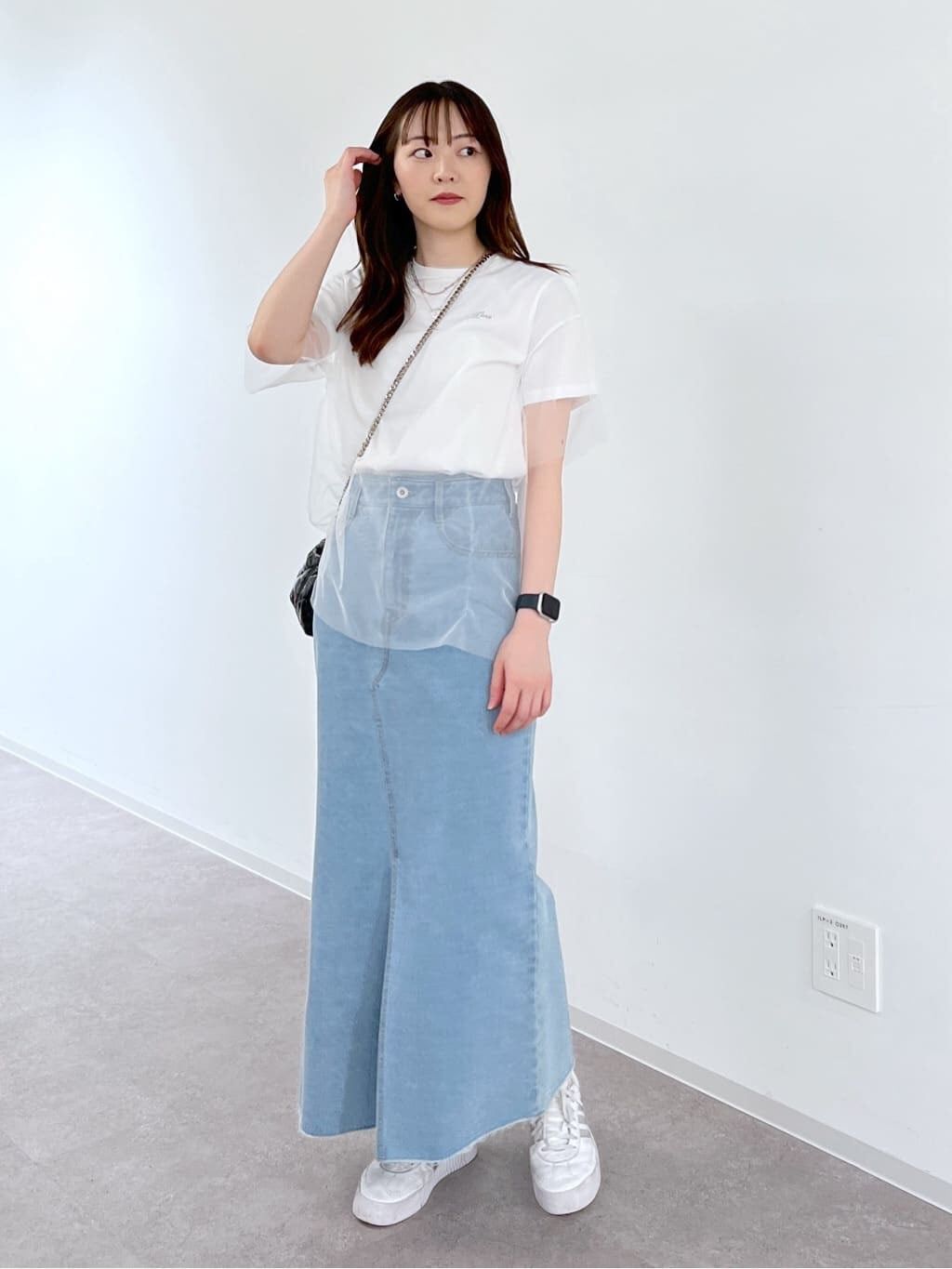  「チュール&times;ロゴTシャツ」|Tシャツ・カットソー|