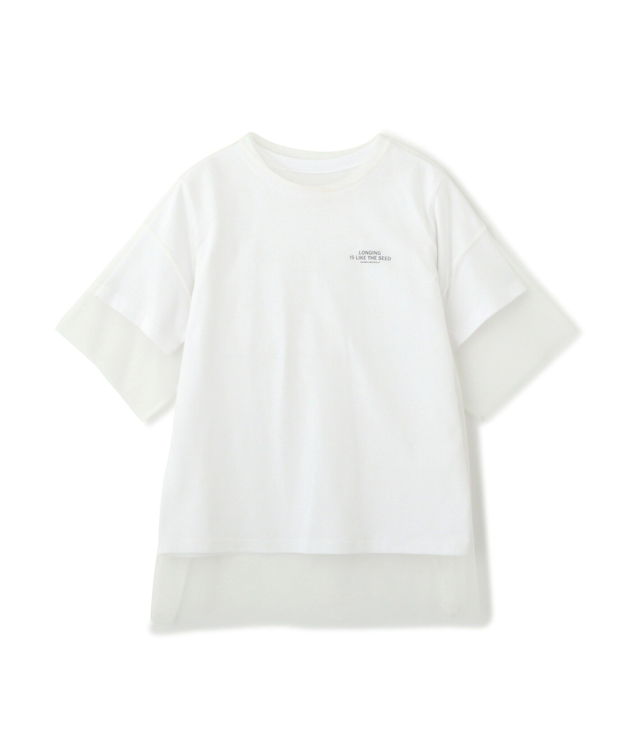  「チュール&times;ロゴTシャツ」|Tシャツ・カットソー|