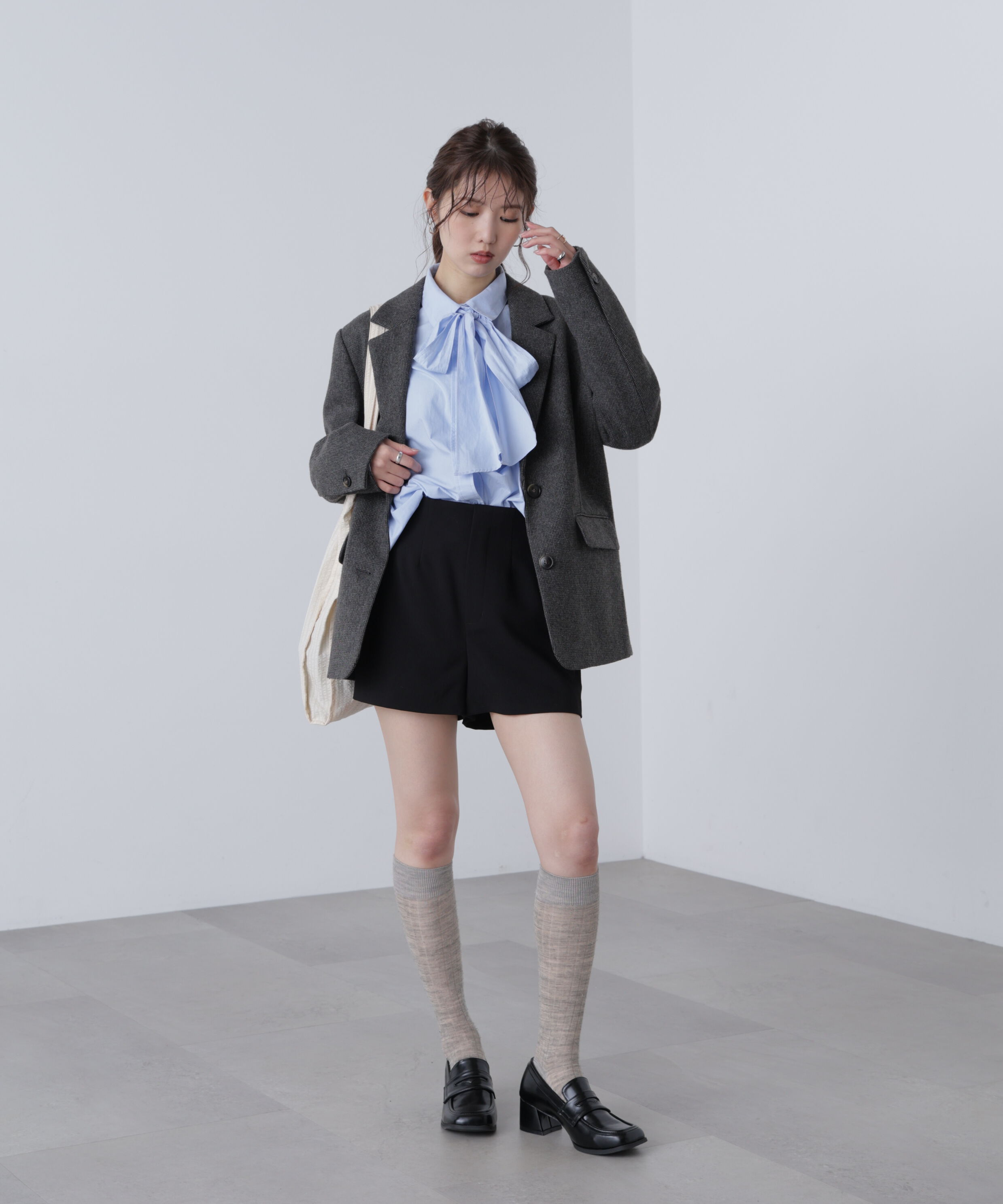  「ウール混オーバーサイズジャケット」|その他|