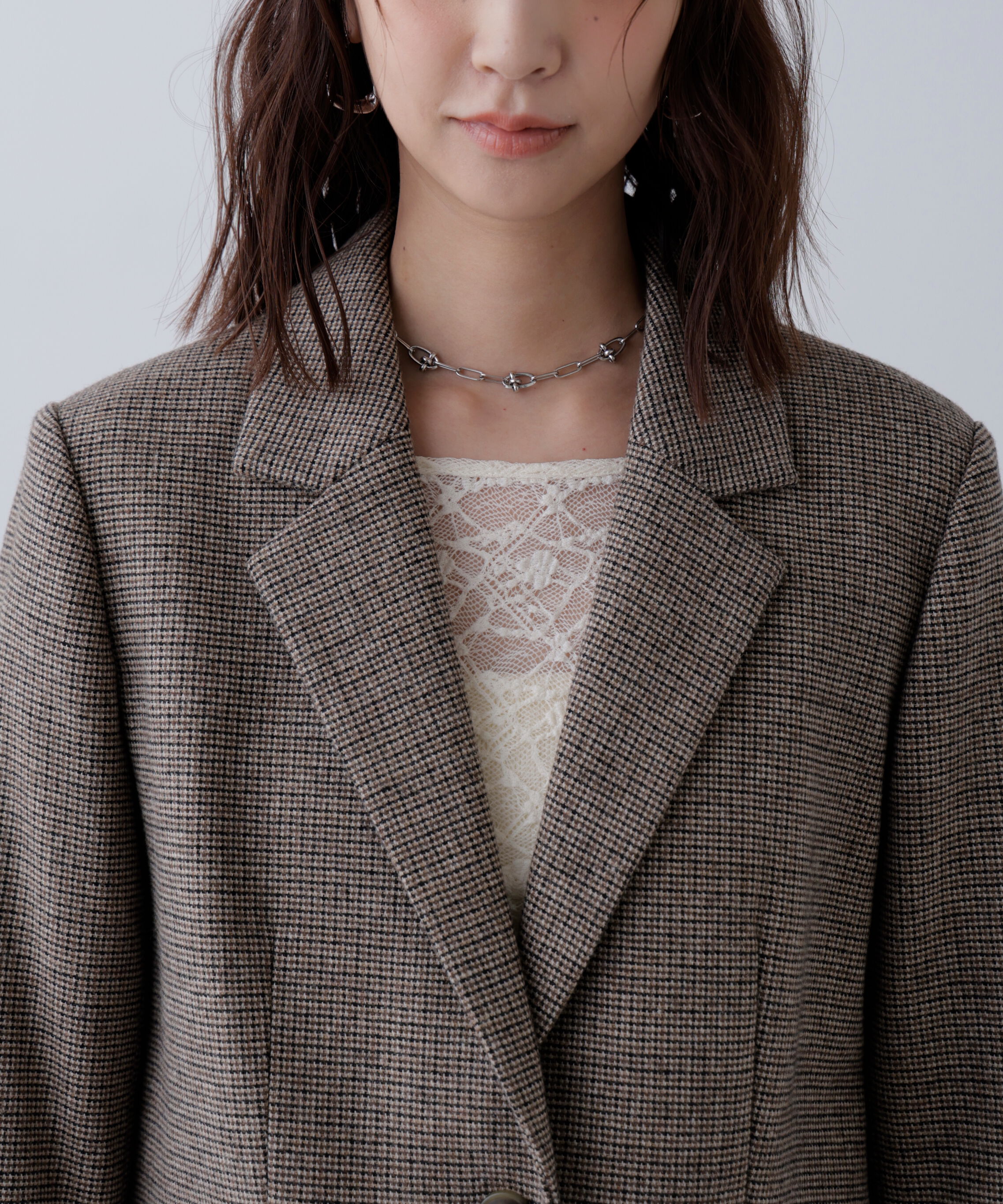  「ウール混オーバーサイズジャケット」|その他|