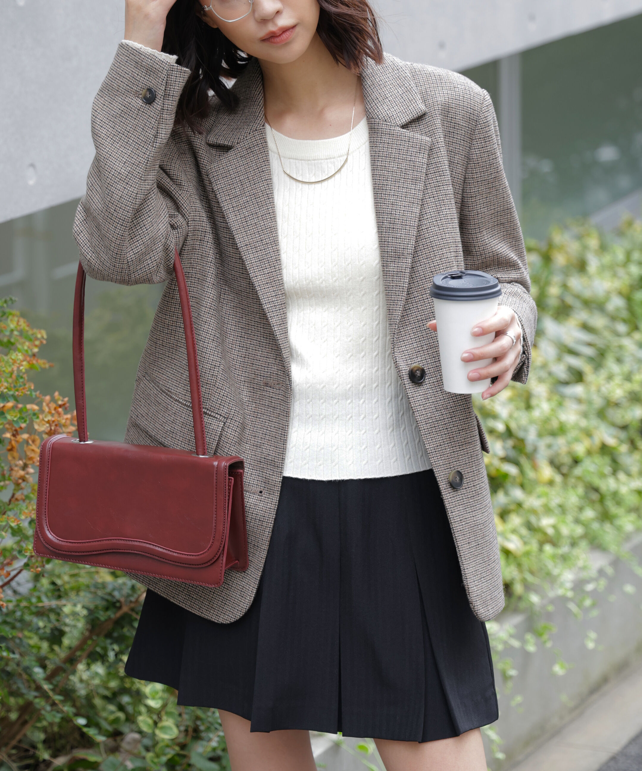  「ウール混オーバーサイズジャケット」|その他|