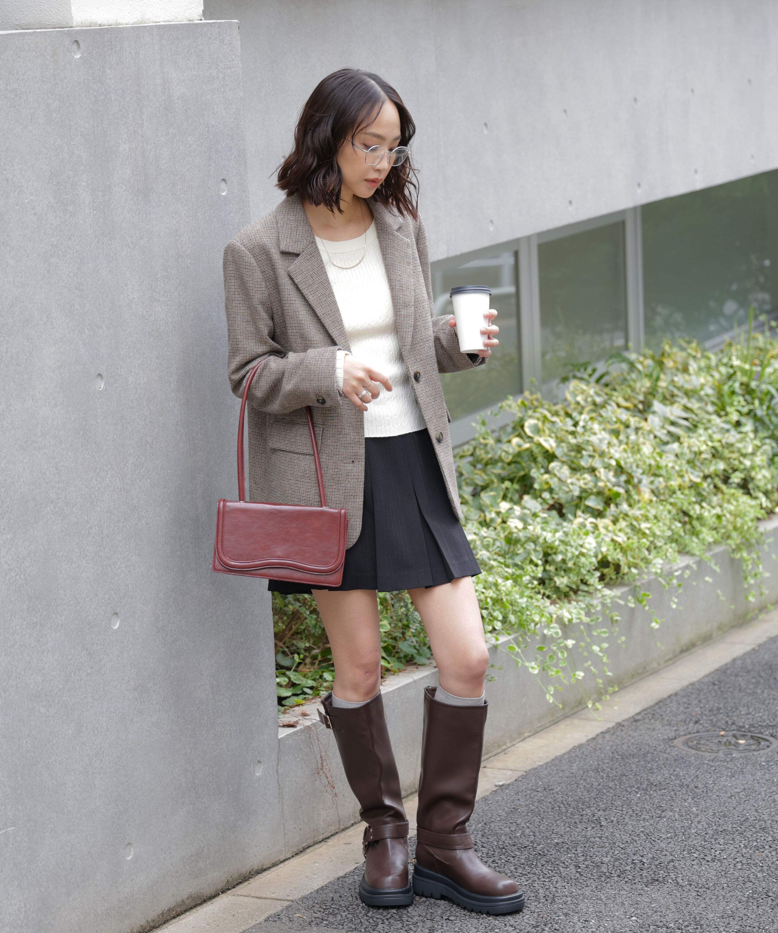  「ウール混オーバーサイズジャケット」|その他|