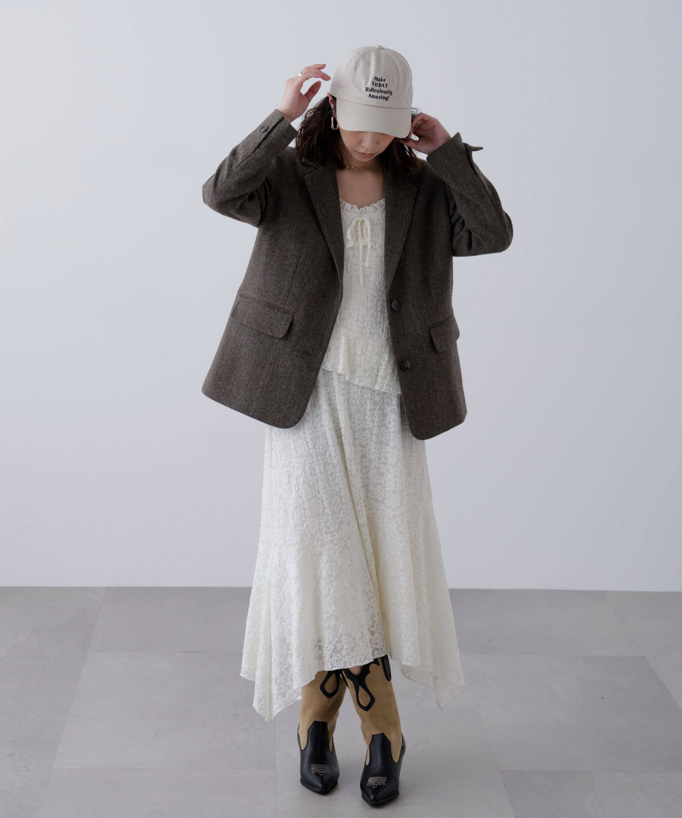  「ウール混オーバーサイズジャケット」|その他|