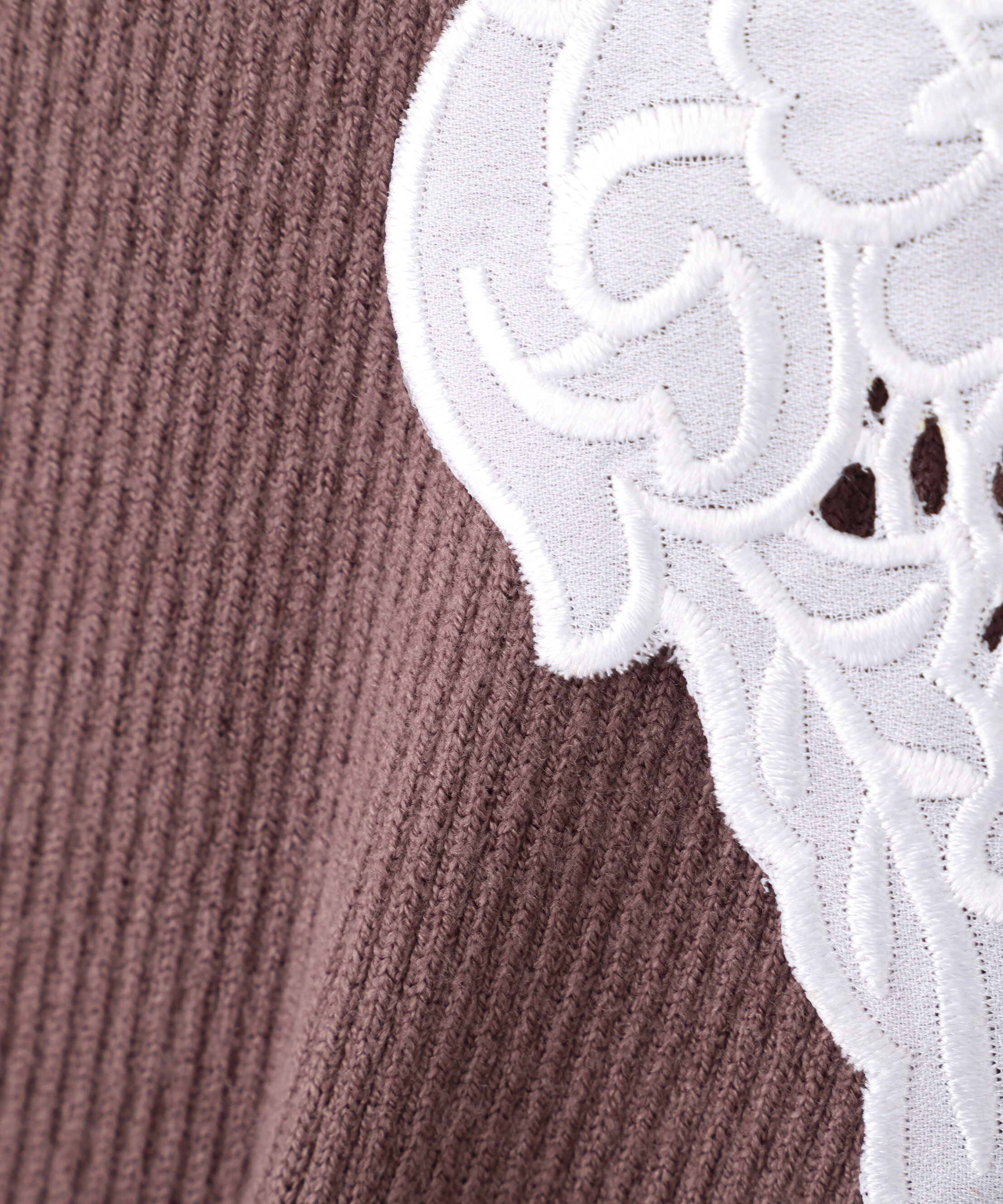 PROPORTION BODY DRESSING「レース襟付きニットワンピース」|ワンピース|