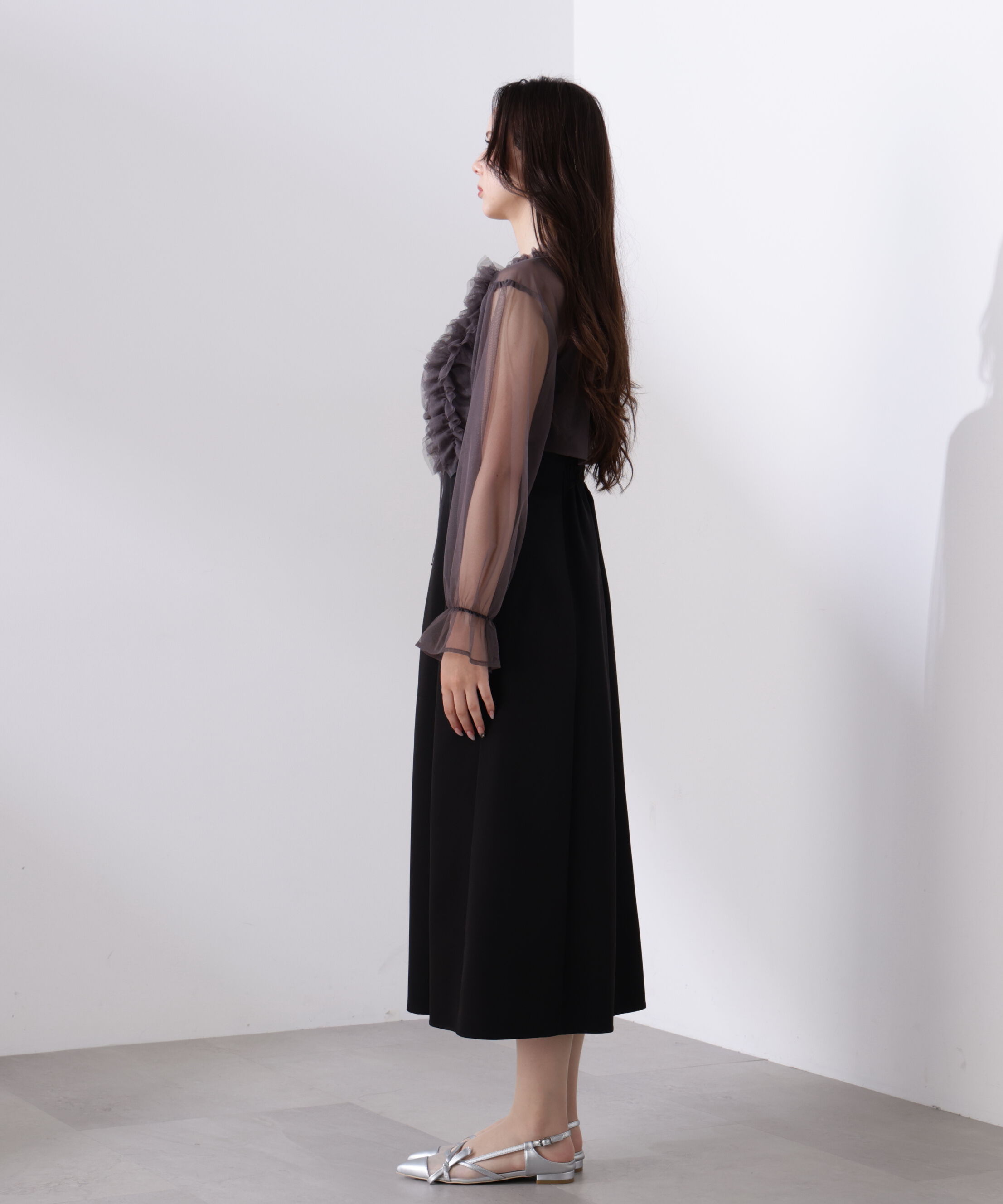 PROPORTION BODY DRESSING「＜L＞ラッフルボレロセットアップ　26SS」|ワンピース|