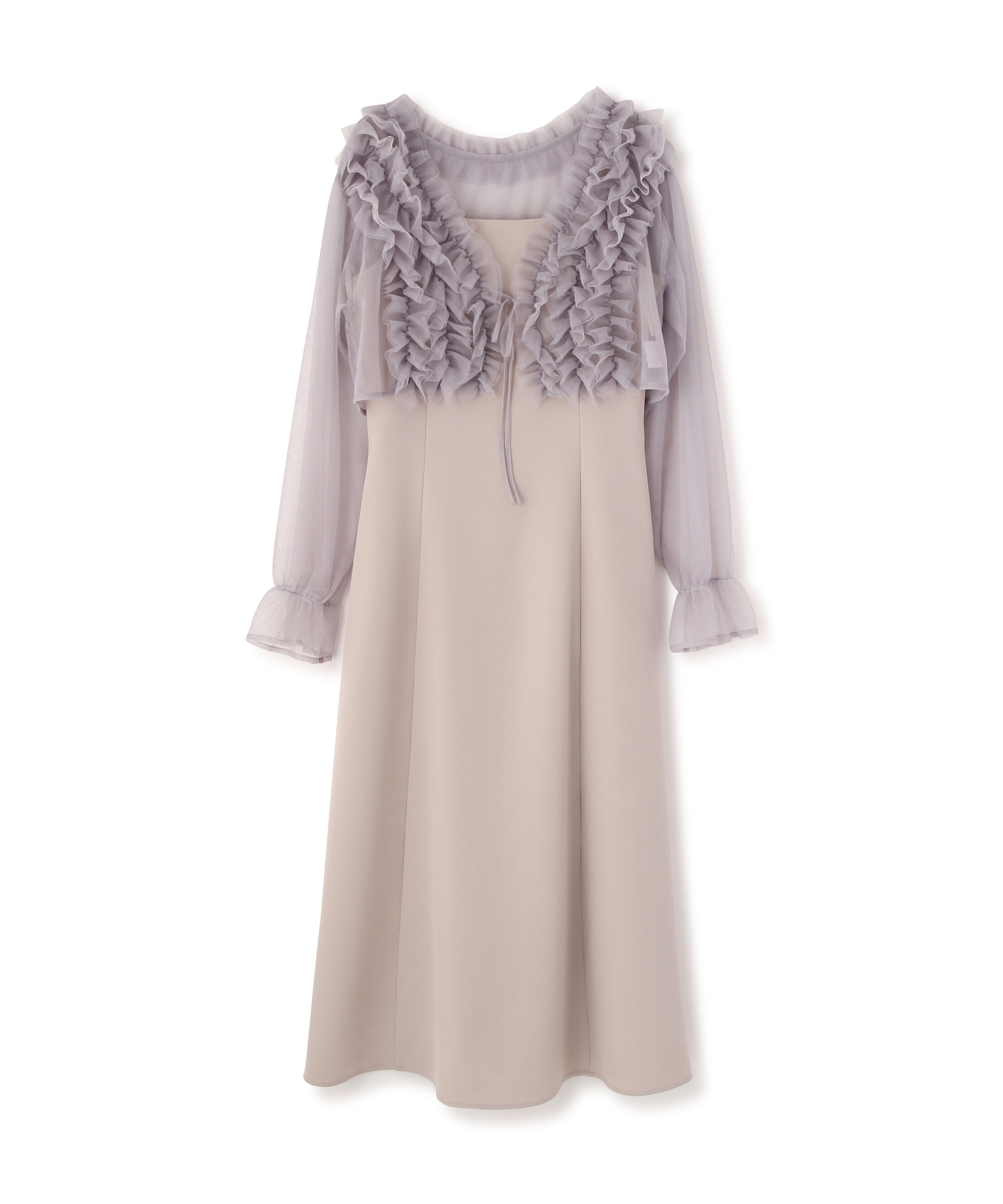 PROPORTION BODY DRESSING「＜L＞ラッフルボレロセットアップ　26SS」|ワンピース|