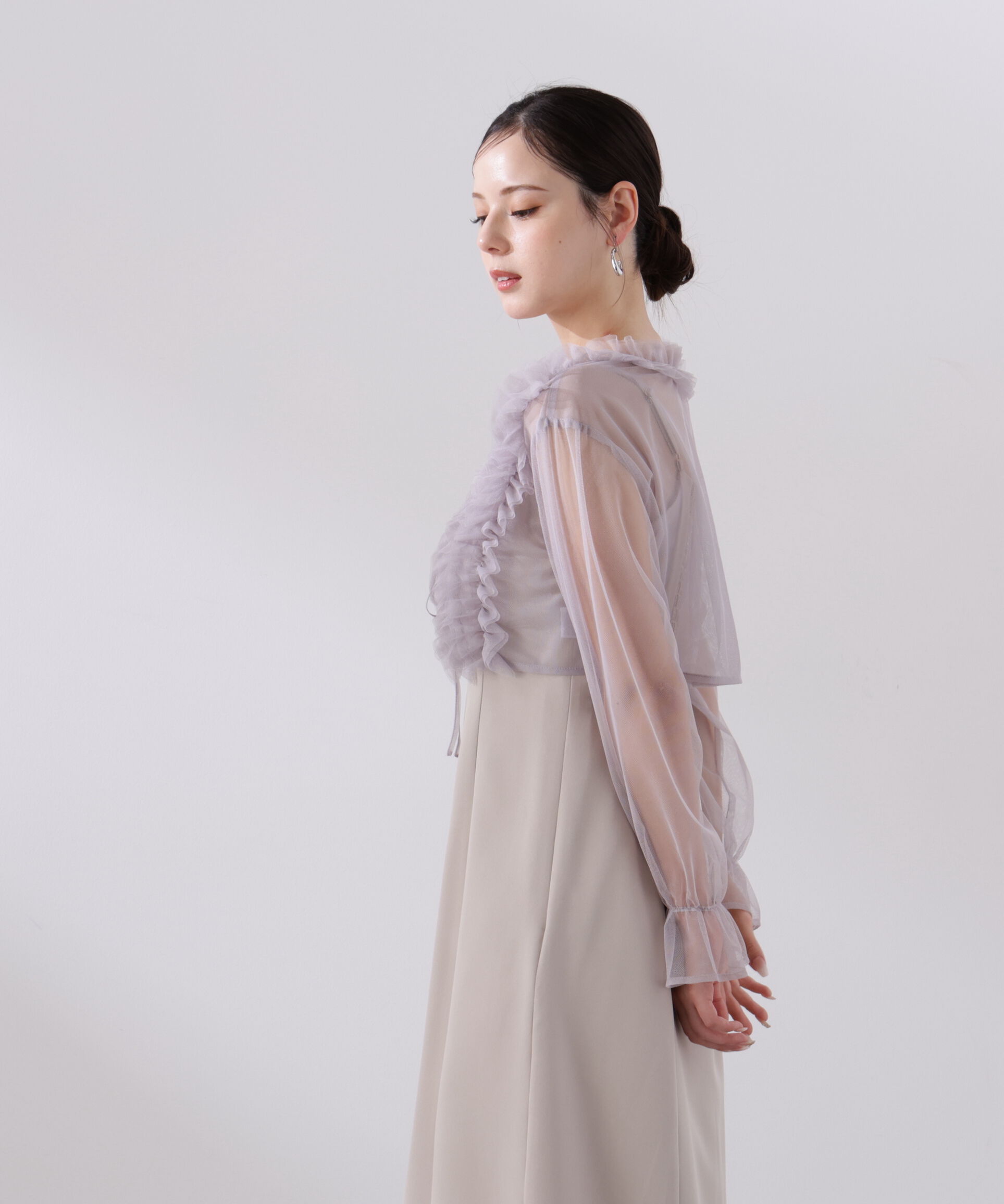 PROPORTION BODY DRESSING「＜L＞ラッフルボレロセットアップ　26SS」|ワンピース|