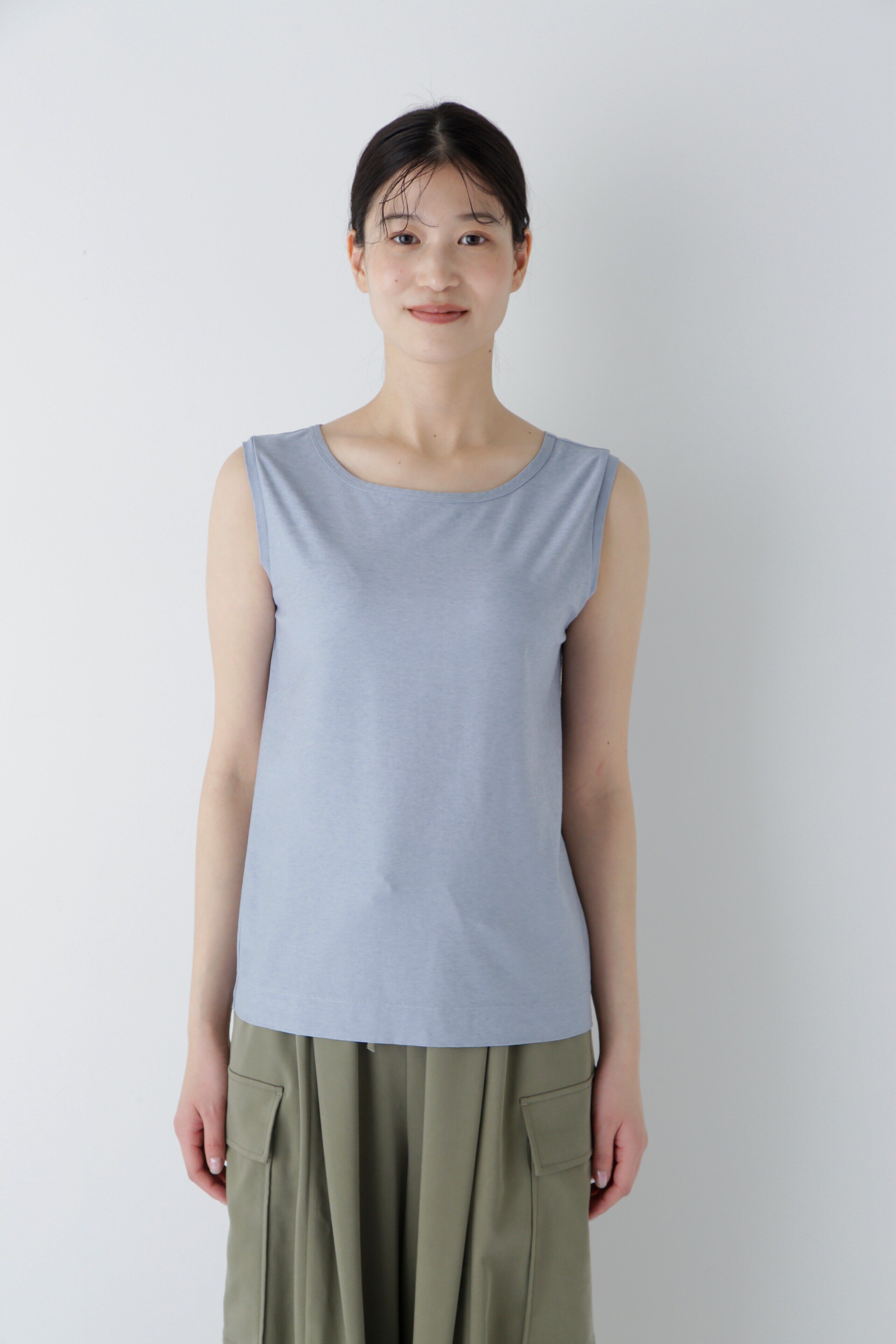  「◆麻混タンクトップ」|Tシャツ・カットソー|