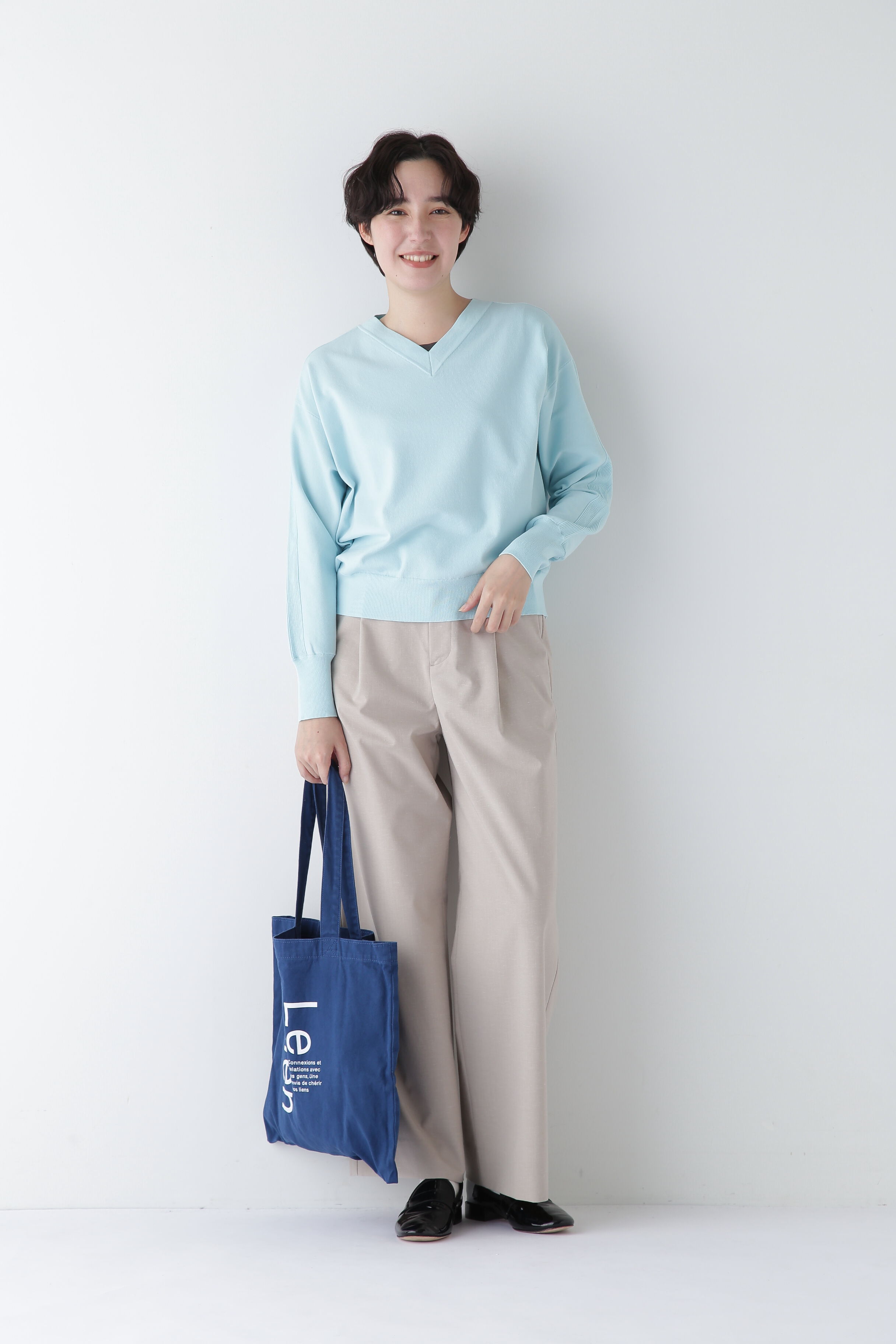  「◆【ウォッシャブル】ハイゲージオーガニックコットンプルオーバー」|ニット・セーター|