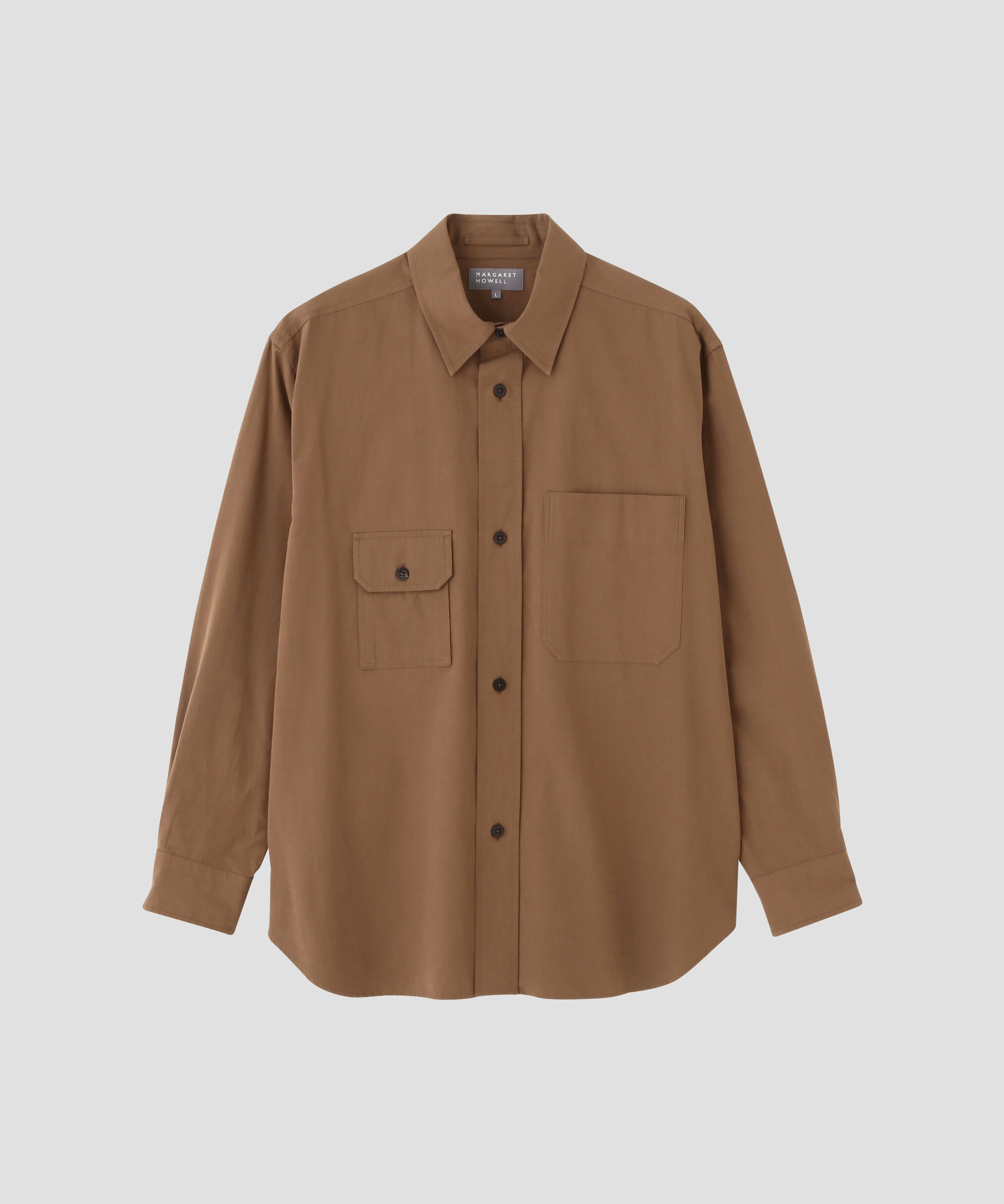 MARGARET HOWELL「COTTON BLEND SHIRTING SHIRT」|シャツ・ブラウス|