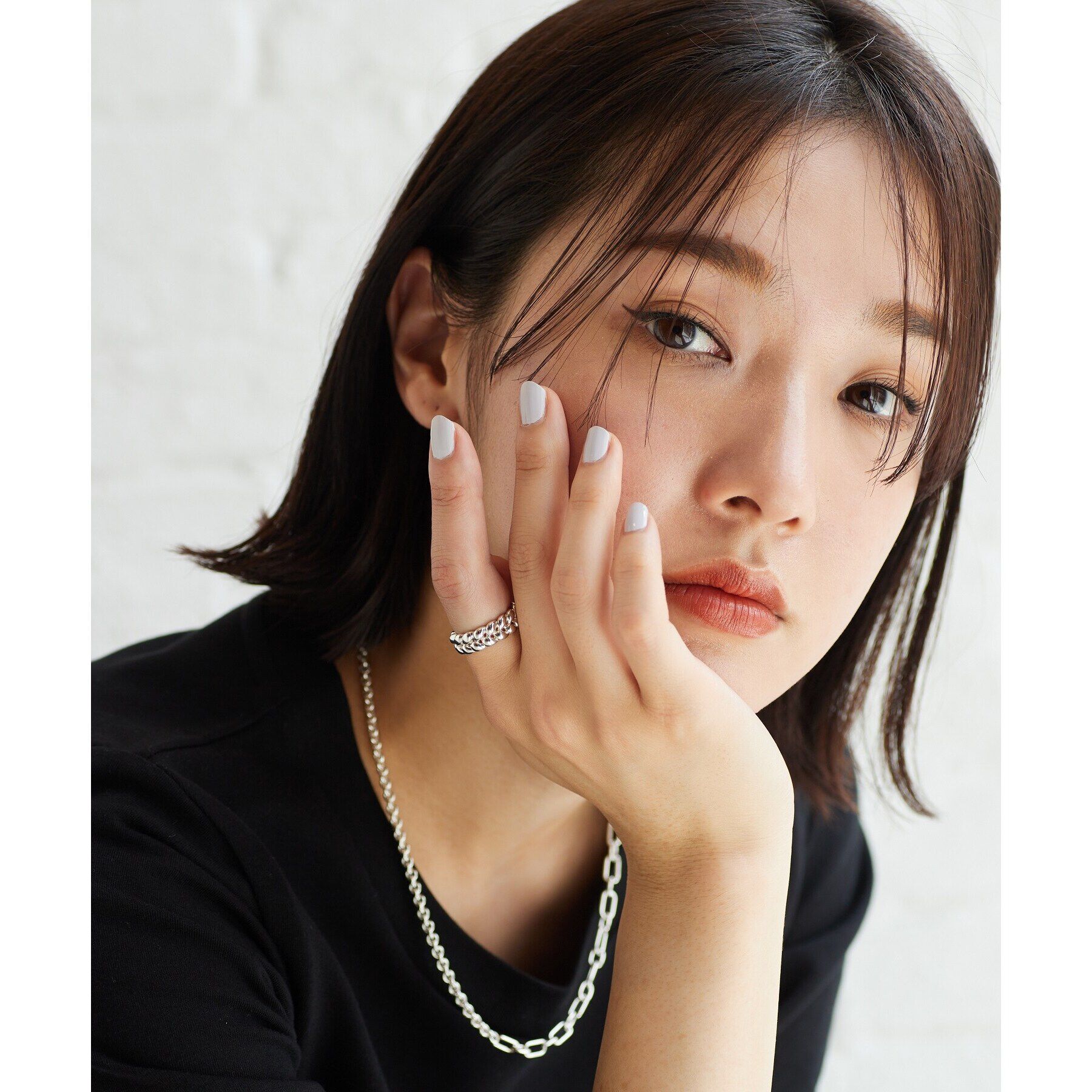 COCOSHNIK ONKITSCH「シルバー ニッティングモチーフ エタニティリングS」|リング|