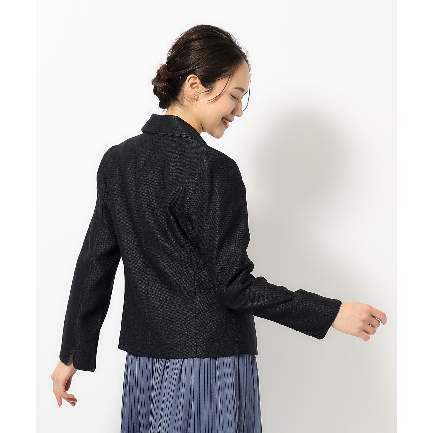 SHOO･LA･RUE「【S-4Lまで/洗える】らくドビーテーラードジャケット」|テーラードジャケット|