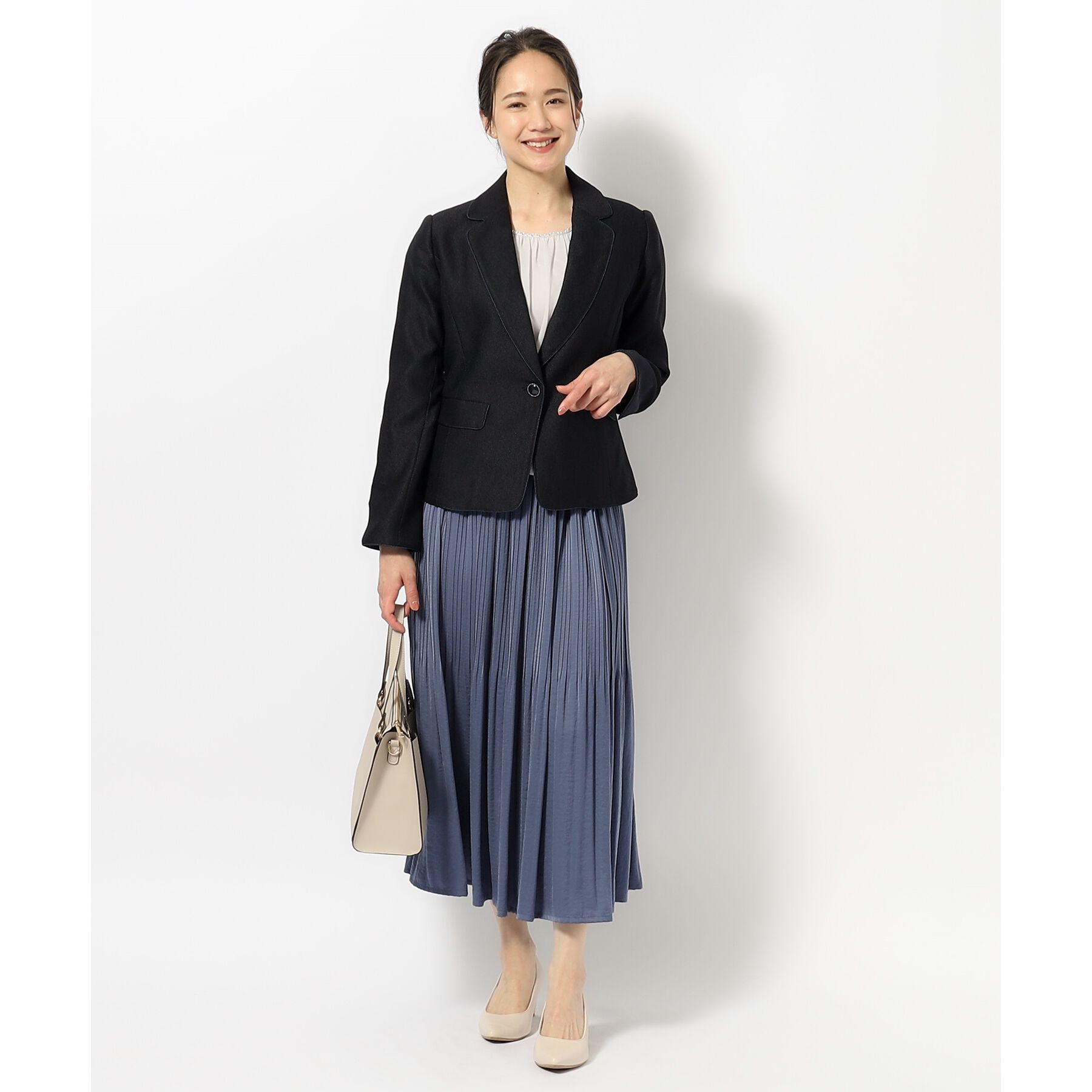 SHOO･LA･RUE「【S-4Lまで/洗える】らくドビーテーラードジャケット」|テーラードジャケット|