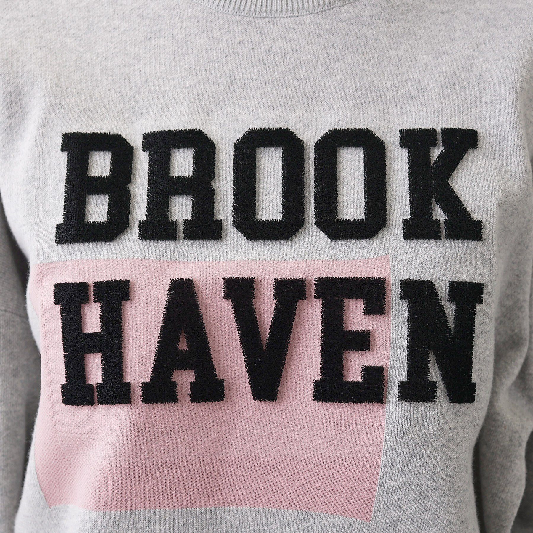 Dessin「【ユニセックス/洗える】ロゴコットンジャカード」|ニット・セーター|