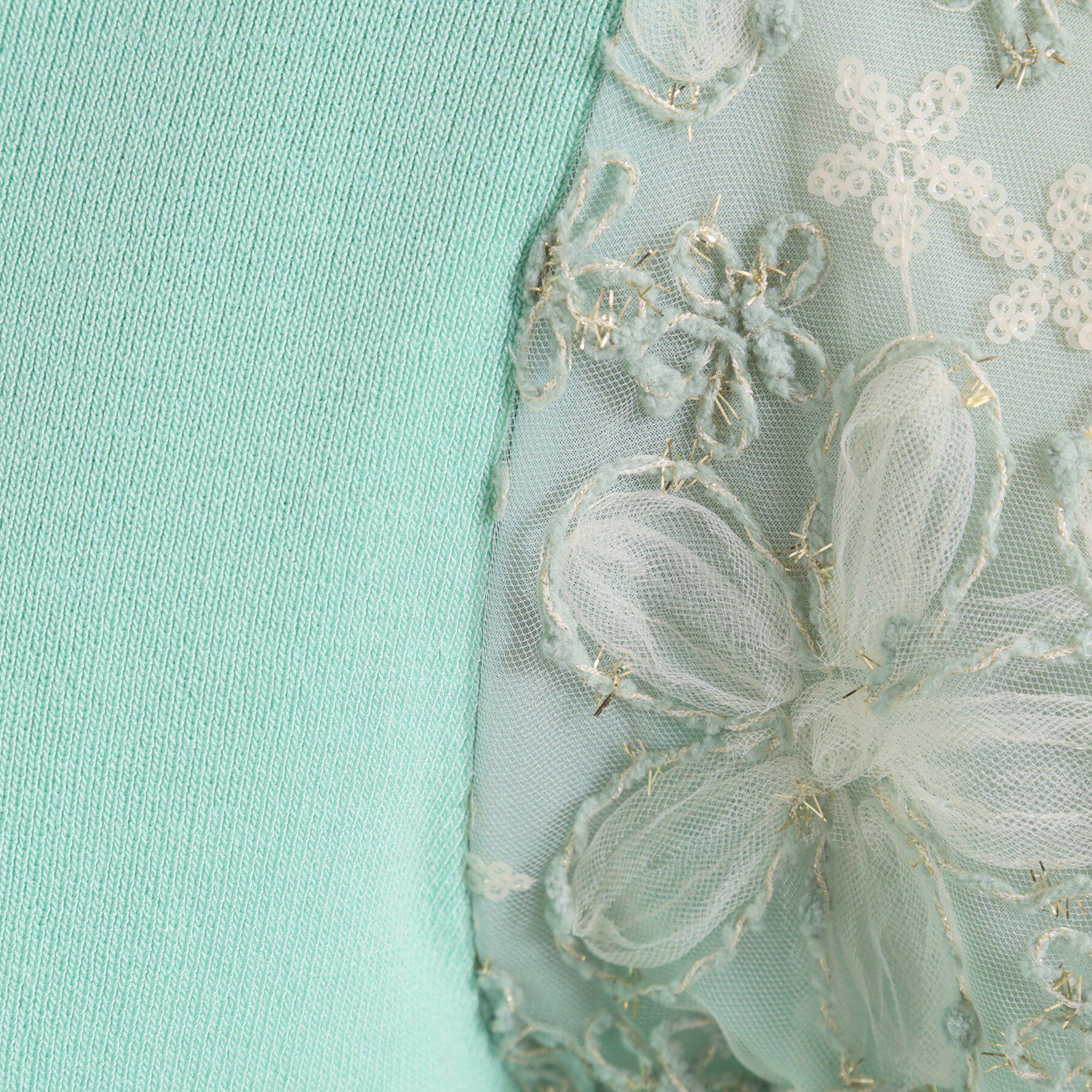 ITS&rsquo;DEMO「【手洗い可】立体レース袖ニット」|ニット・セーター|