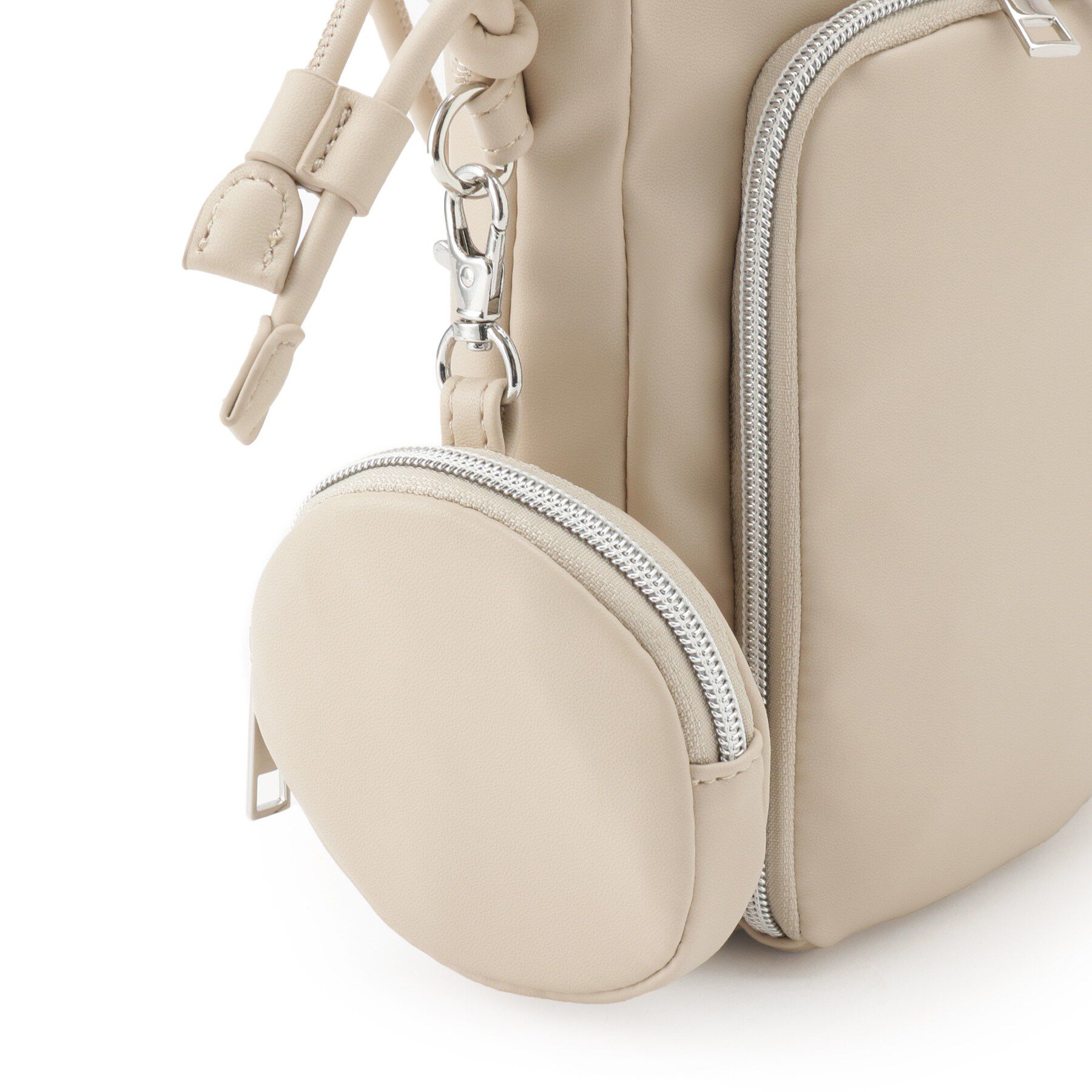 ITS&rsquo;DEMO「ポーチ付き巾着ミニショルダー」|ショルダー・メッセンジャー|