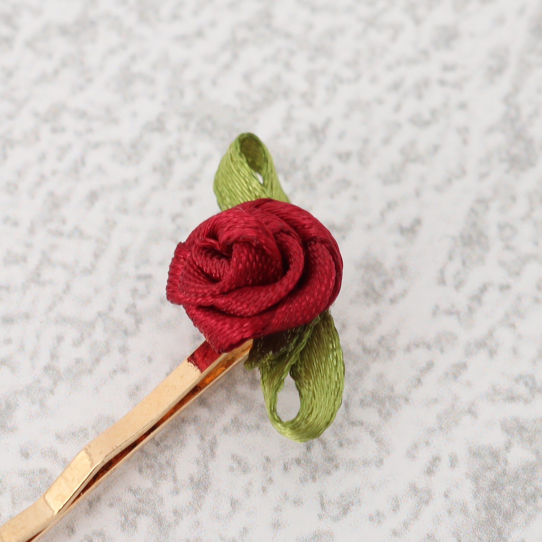 Grandedge「ガーリー系 フェミニン系 バラ ヘアピン」|その他|