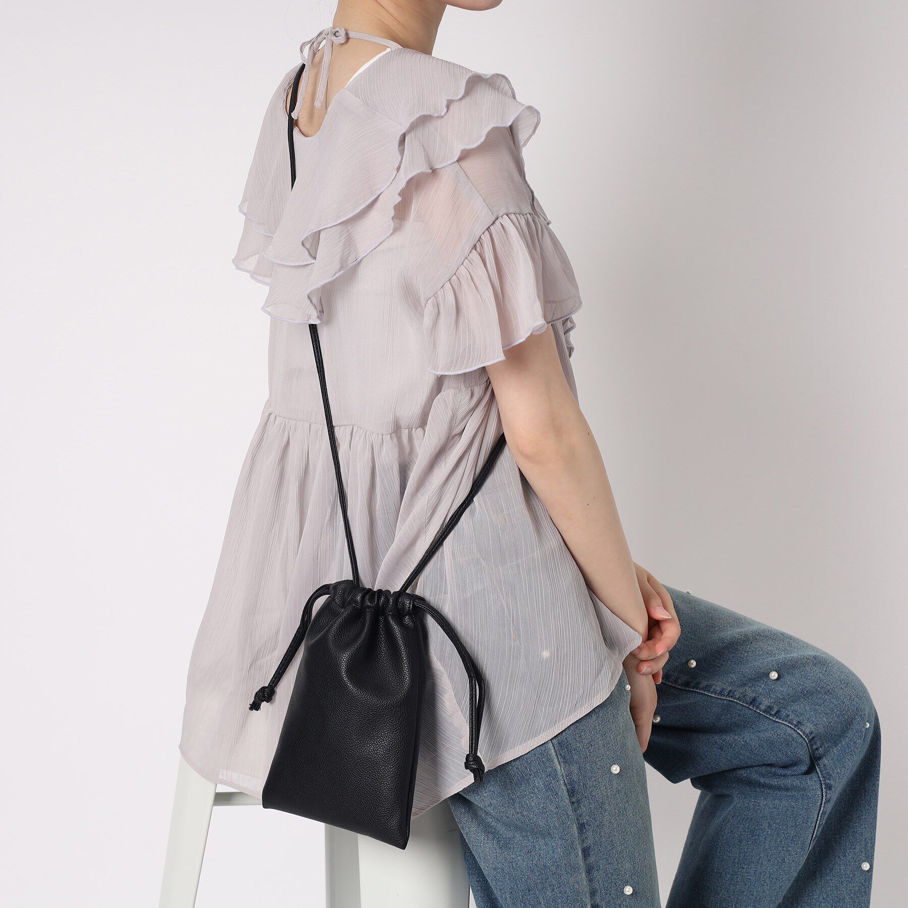 Ober Tashe「合皮ドロストミニショルダー」|ショルダー・メッセンジャー|