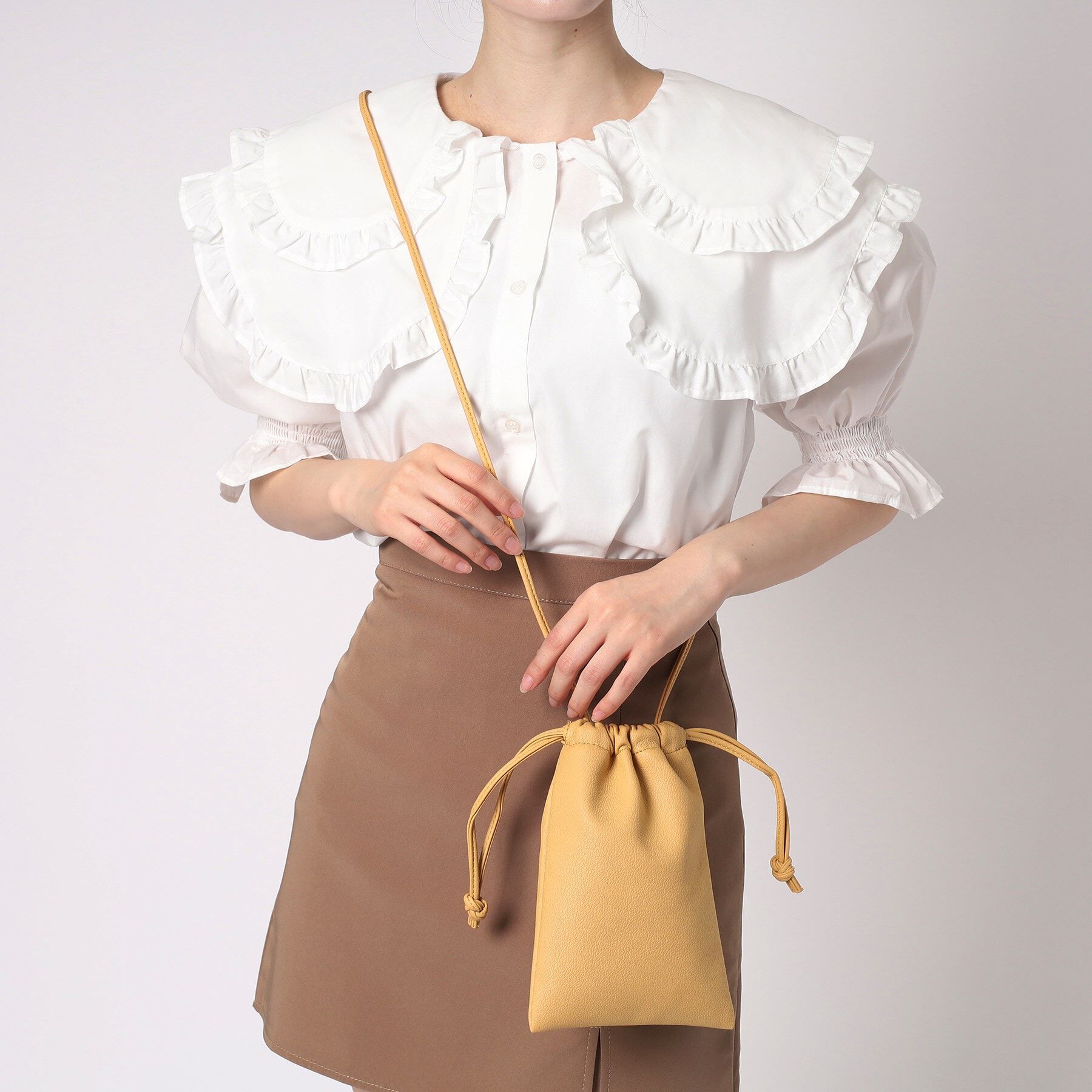 Ober Tashe「合皮ドロストミニショルダー」|ショルダー・メッセンジャー|