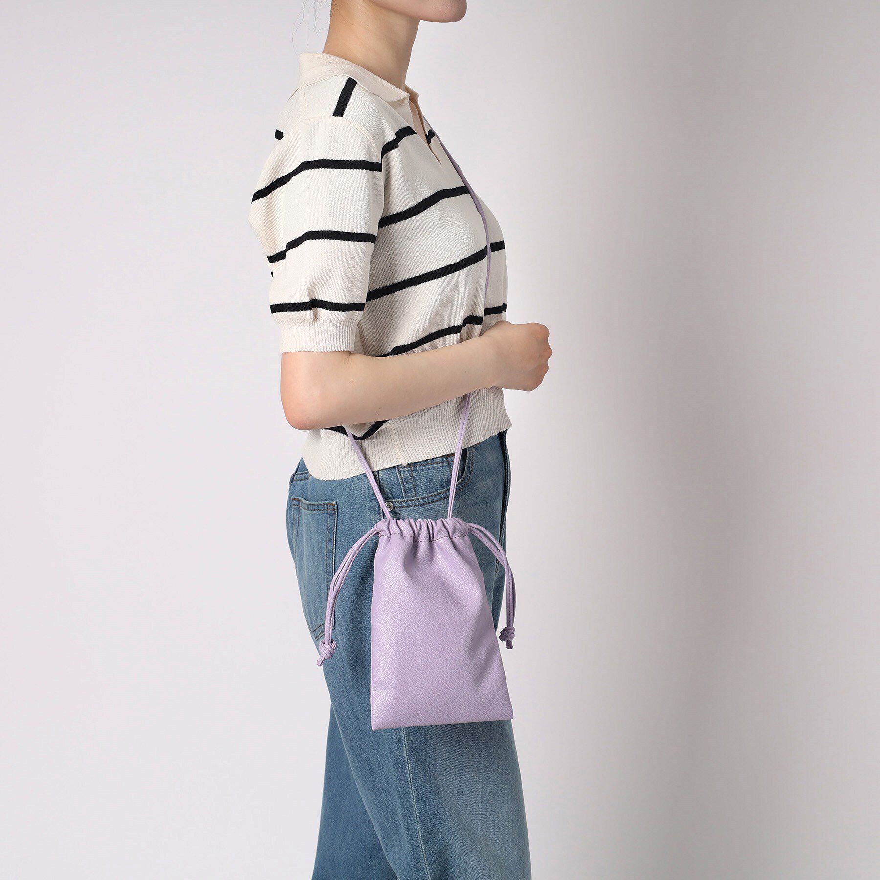 Ober Tashe「合皮ドロストミニショルダー」|ショルダー・メッセンジャー|