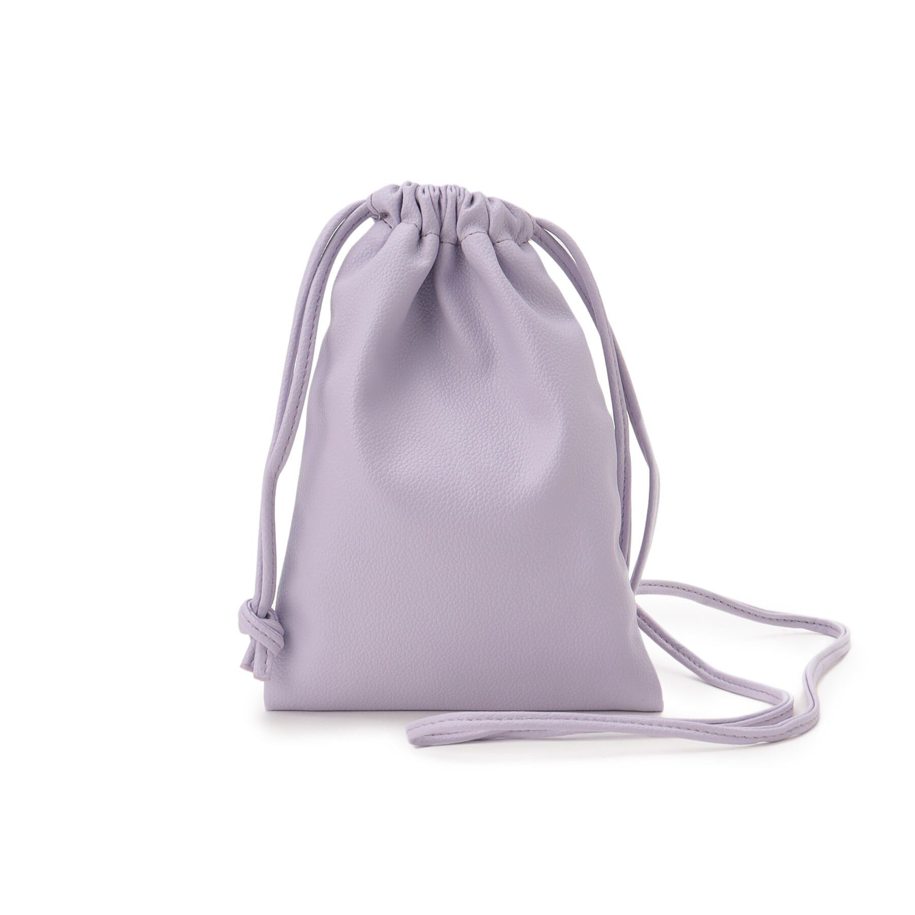 Ober Tashe「合皮ドロストミニショルダー」|ショルダー・メッセンジャー|パープル(083)