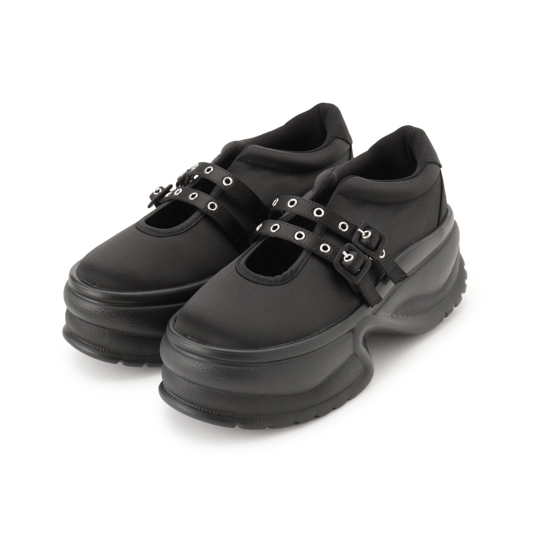 ESPERANZA「《先行予約》ダブルストラップスニーカー」|スニーカー|ﾌﾞﾗｯｸｻﾃﾝ(319)