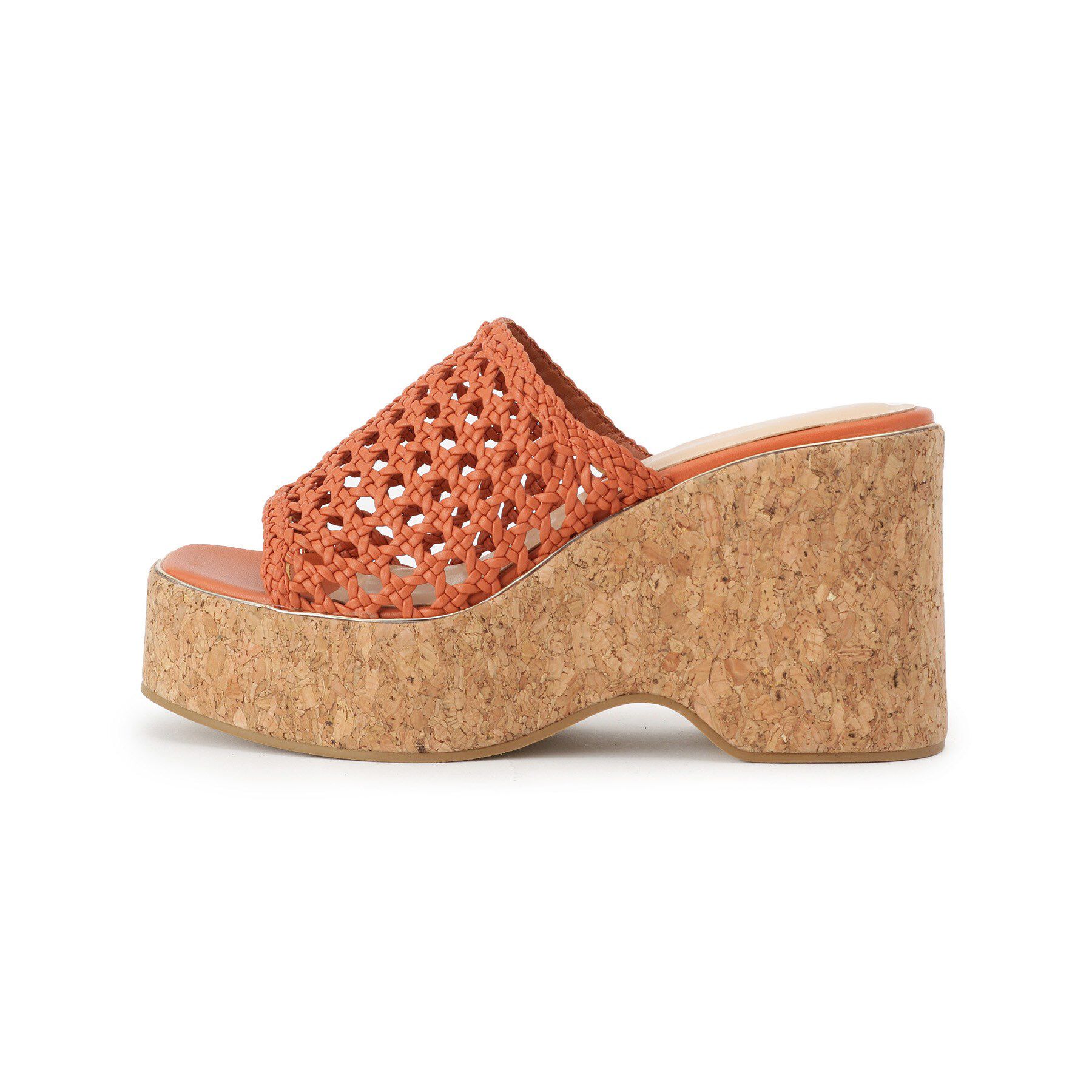 ESPERANZA「マクラメ編みウェッジミュール」|サンダル|