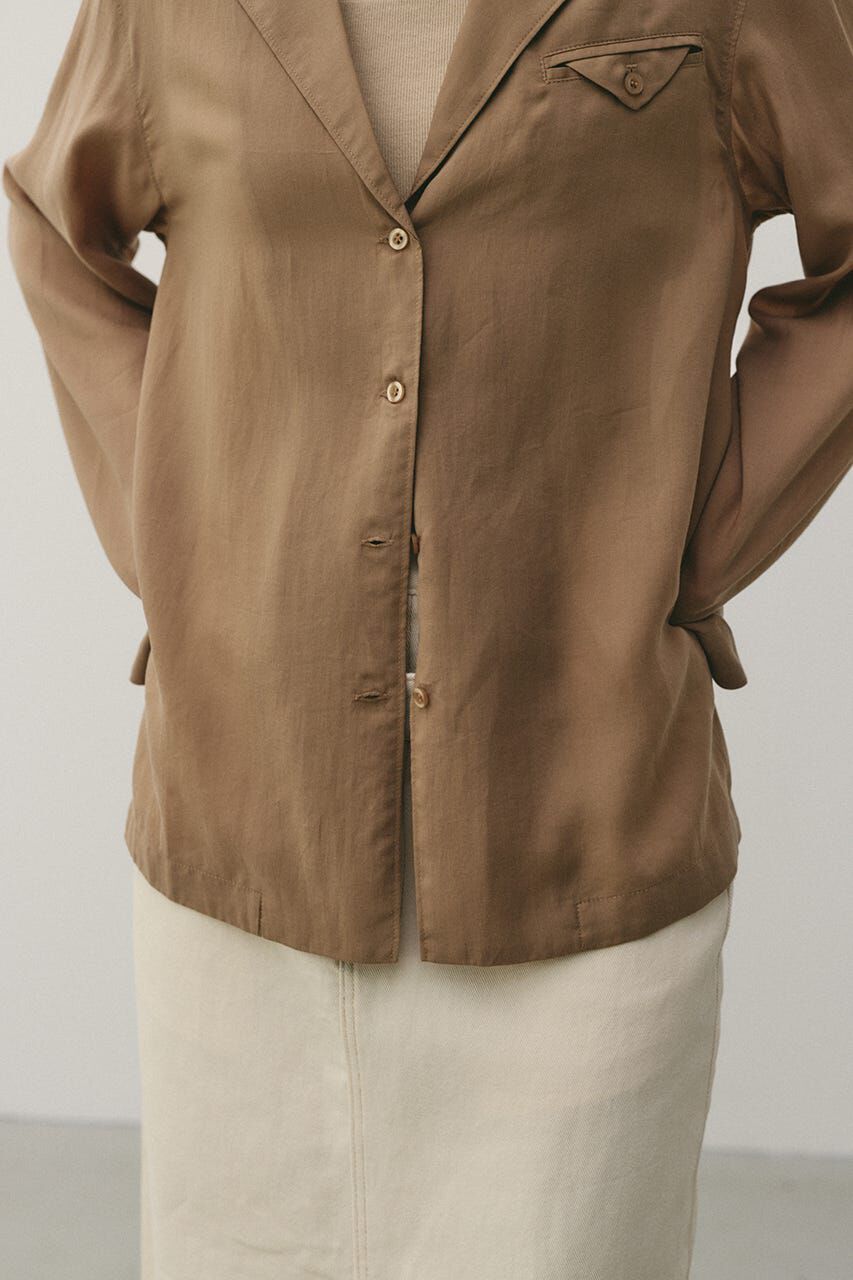 STYLEMIXER「テーラーカラーオープンシャツ」|シャツ・ブラウス|