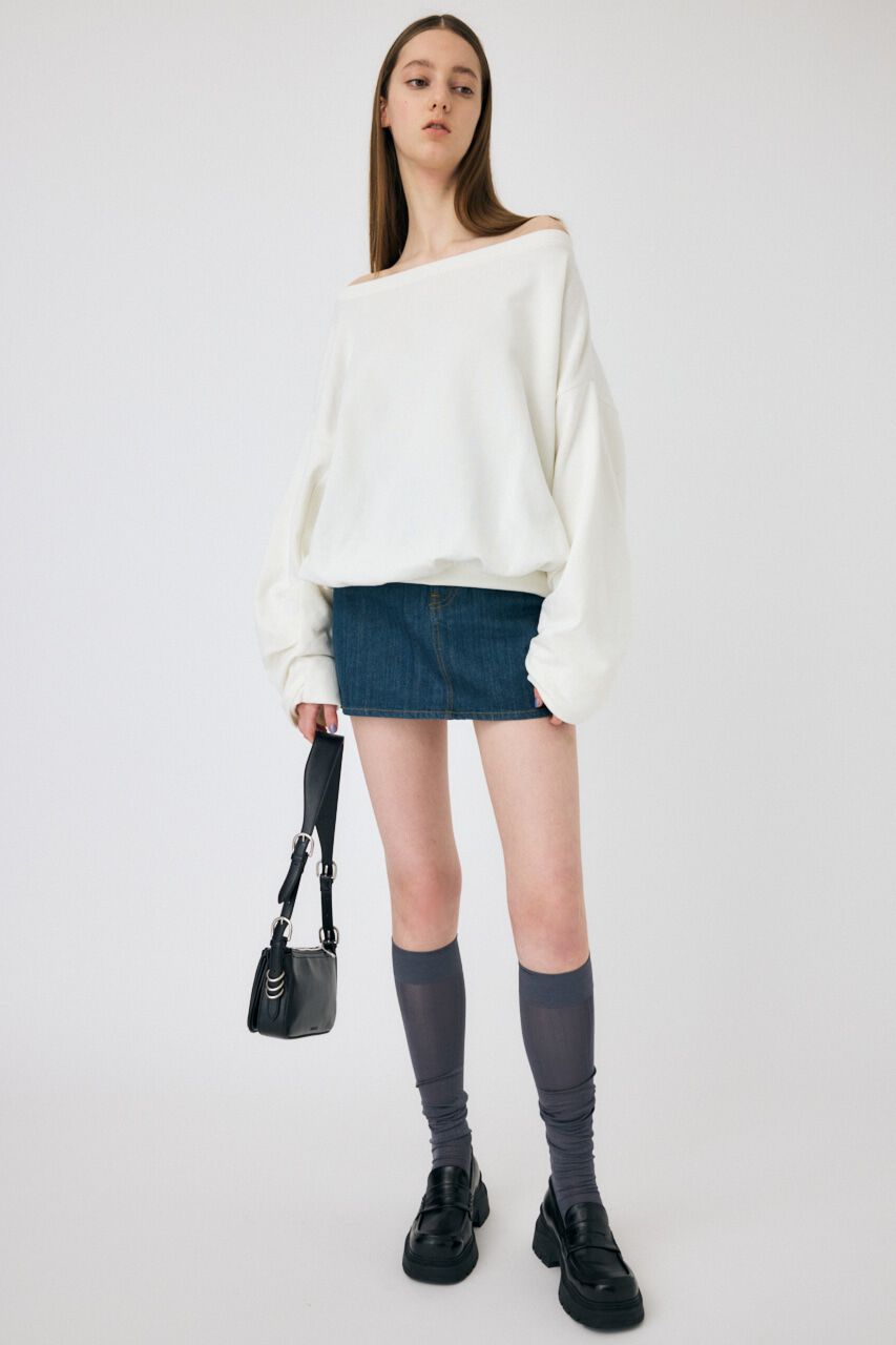 MOUSSY「TINTED DENIM ミニスカート」|スカート|