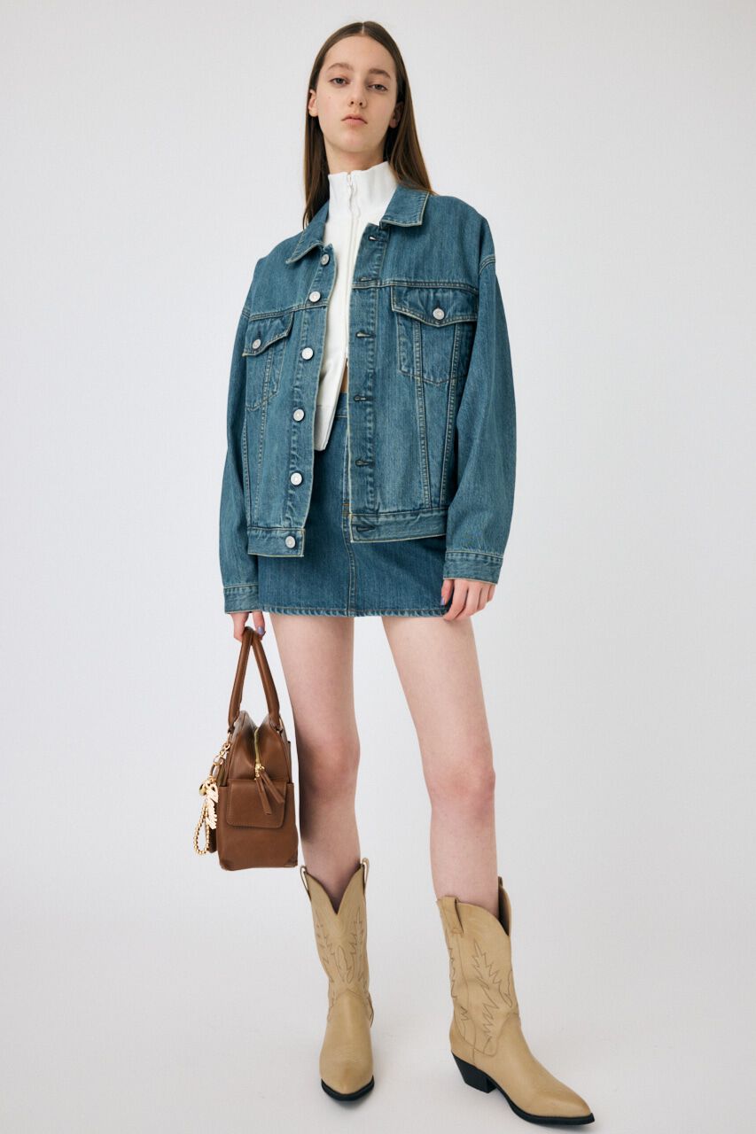MOUSSY「TINTED DENIM ミニスカート」|スカート|