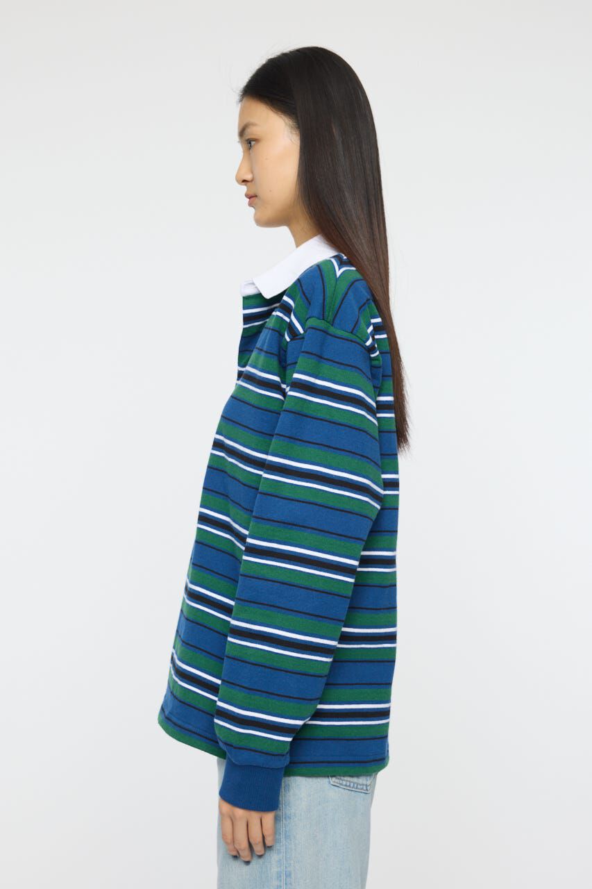 MOUSSY「OVER POLO L/S シャツ」|Tシャツ・カットソー|