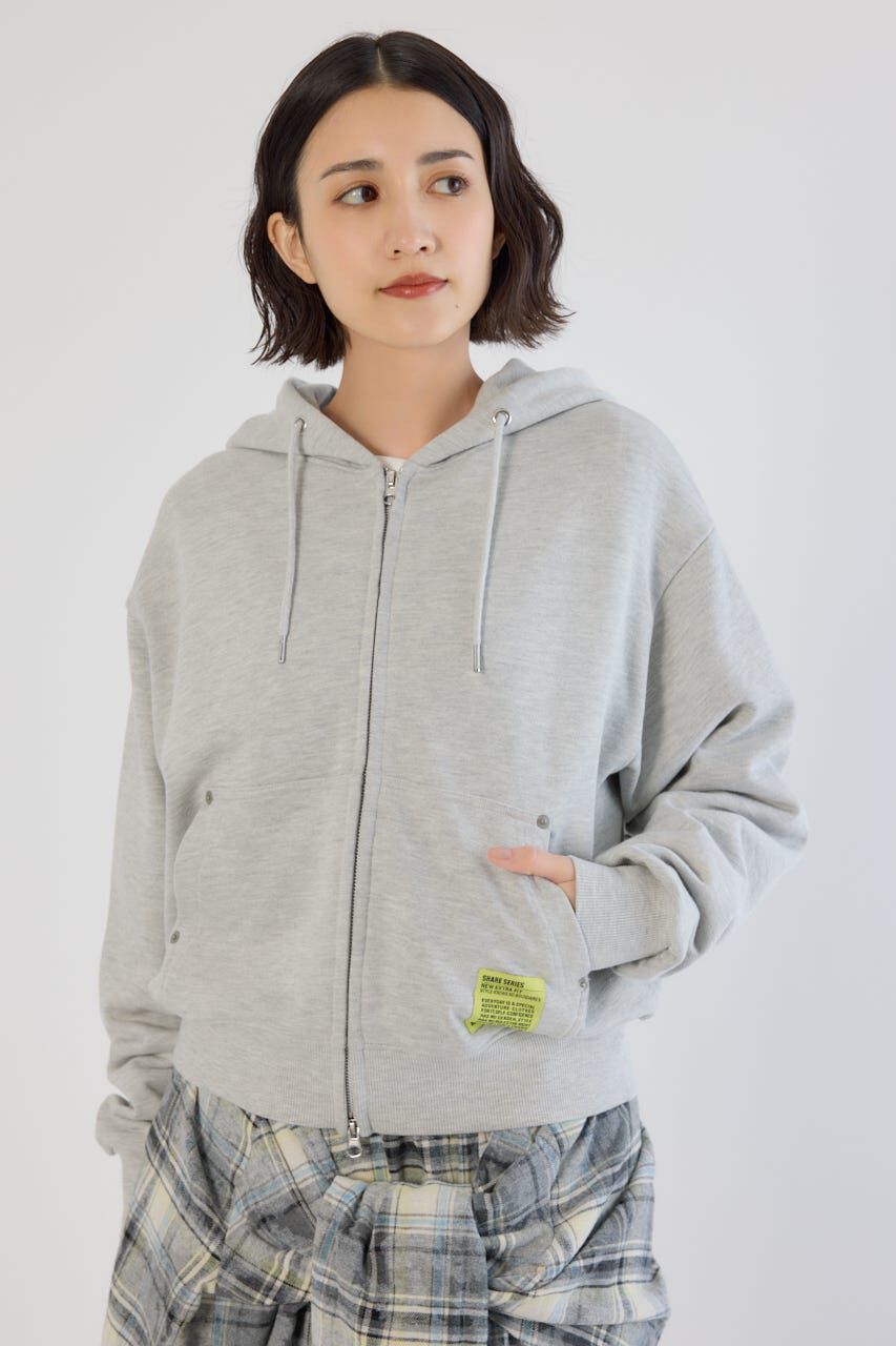 RODEO CROWNS「SHARE W ジップパーカー」|パーカー|L/T.GRY1