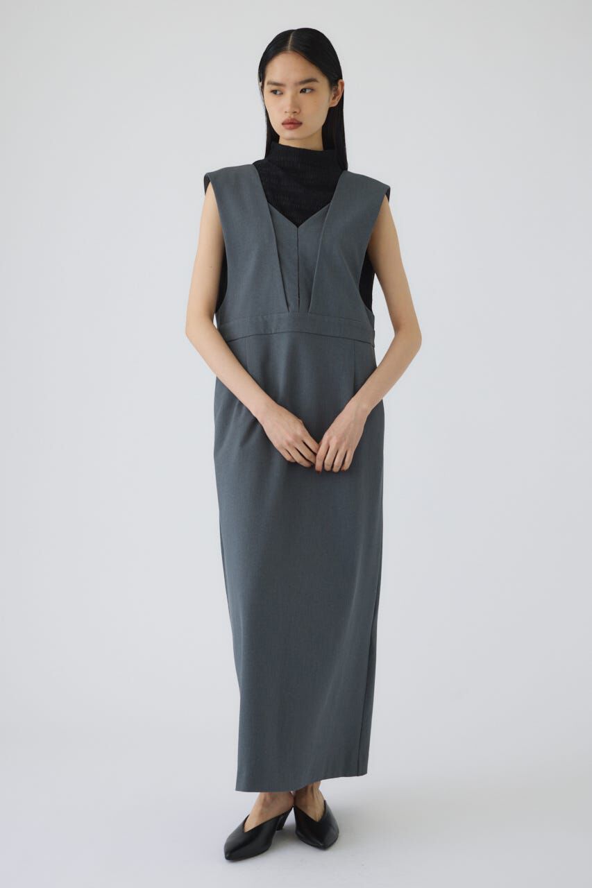 RIM.ARK 「Vest like jumper SK」|ワンピース|GRY