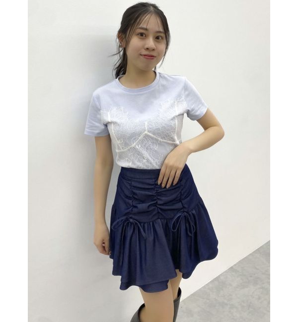 dazzlin「2ピースティアードミニスカート」|スカート|