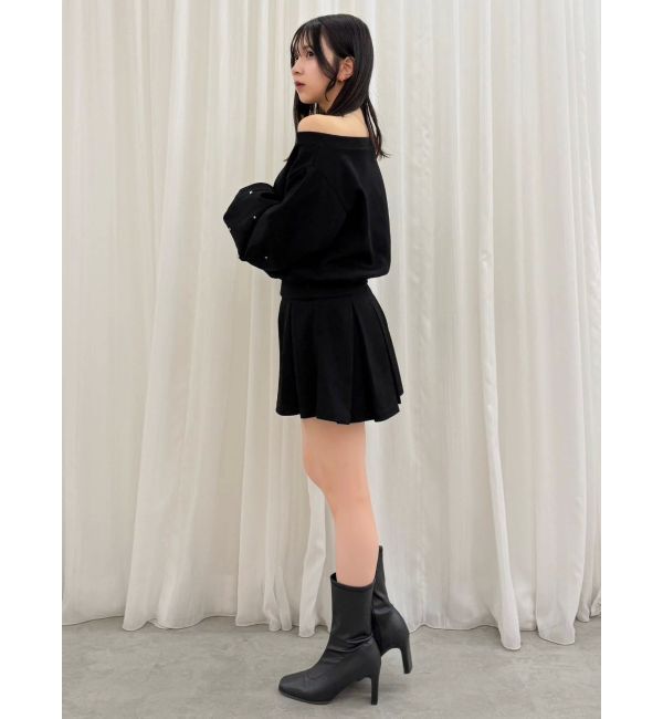 dazzlin「【20周年記念復刻！/セットアップ対応】ボックスプリーツカットミニスカート」|スカート|