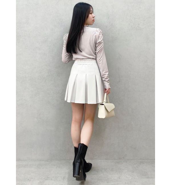 dazzlin「【20周年記念復刻！/セットアップ対応】ボックスプリーツカットミニスカート」|スカート|