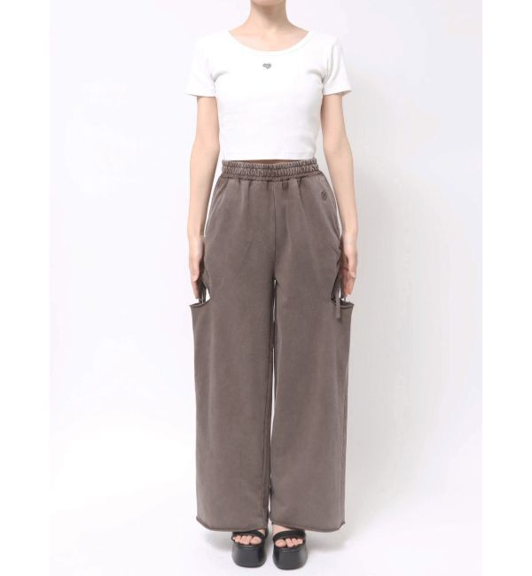 EMODA「カットリボンブリーチスウェットパンツ」|その他|