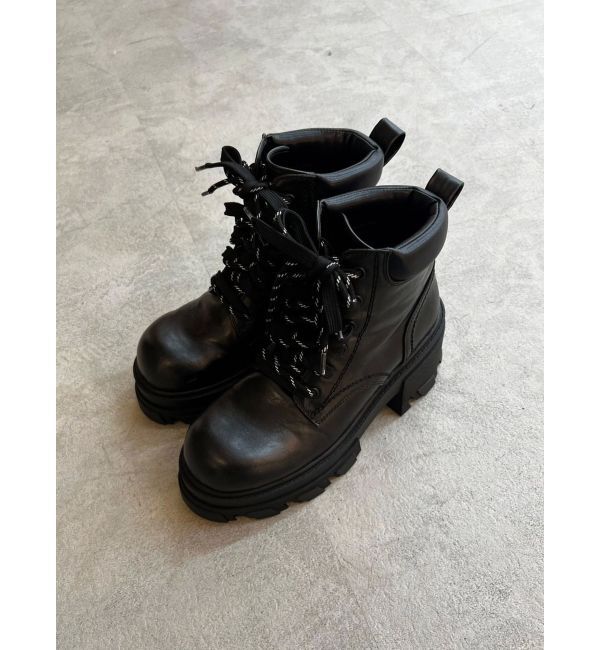 EMODA「レースアップタンクソールブーツ」|ショートブーツ|