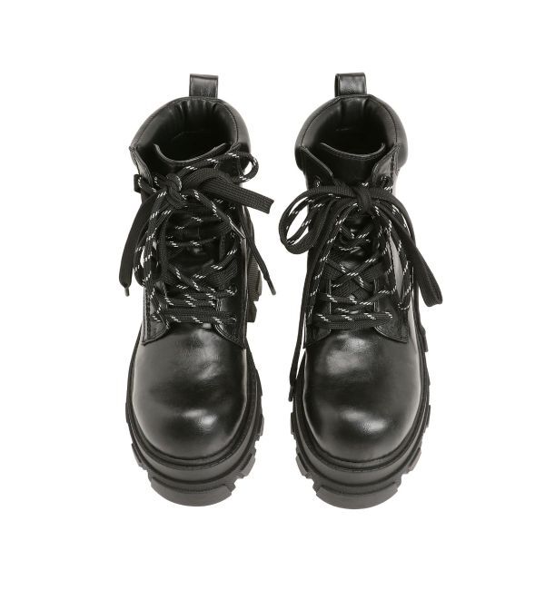 EMODA「レースアップタンクソールブーツ」|ショートブーツ|