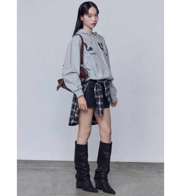 EMODA「ポインテッドカバーブーツ」|ロングブーツ|