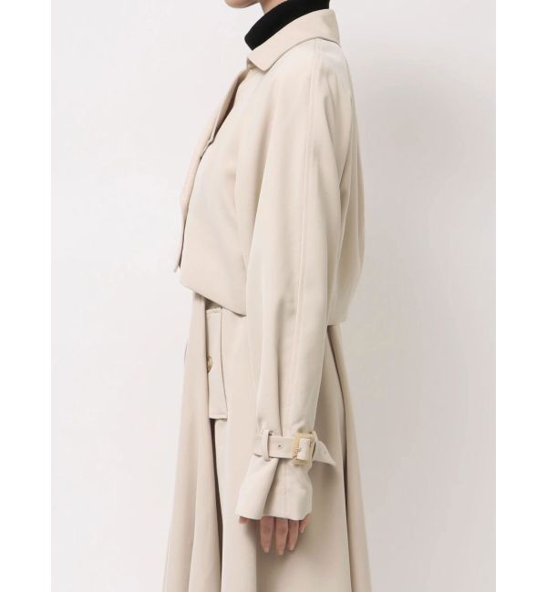 MERCURYDUO「【セットアップ着用可】ショートトレンチコート」|トレンチコート|