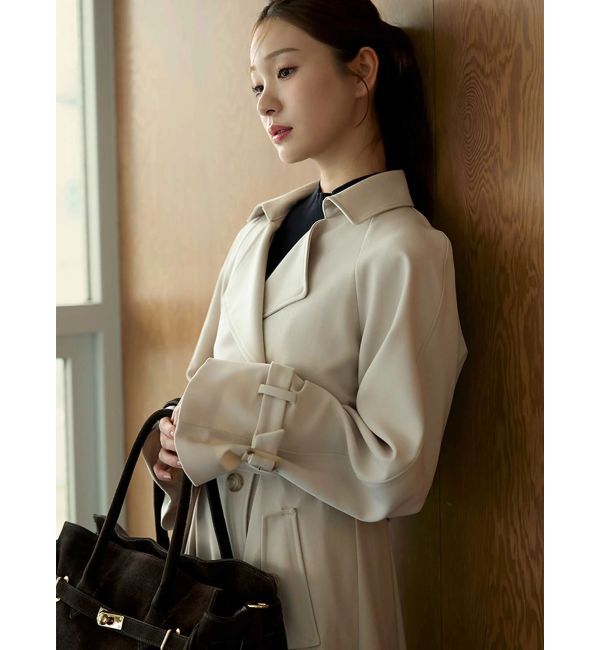 MERCURYDUO「【セットアップ着用可】ショートトレンチコート」|トレンチコート|