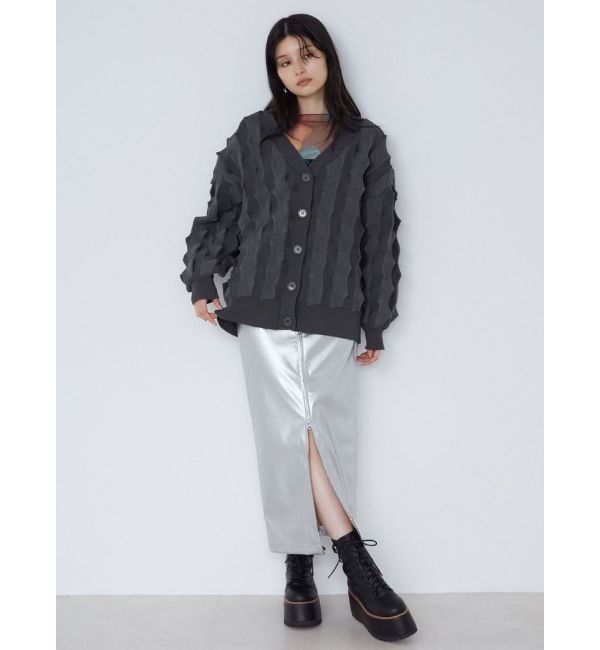 MURUA「マルチウェイナローフェイクレザースカート」|スカート|