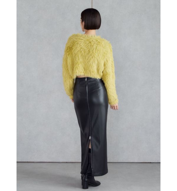 MURUA「マルチウェイナローフェイクレザースカート」|スカート|