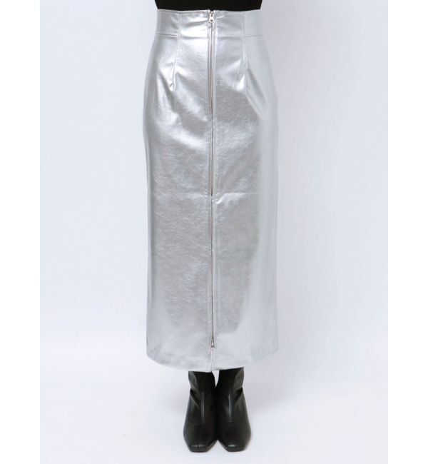 MURUA「マルチウェイナローフェイクレザースカート」|スカート|