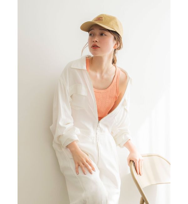 Ungrid「テンセル混デニムオールインワン」|オールインワン|