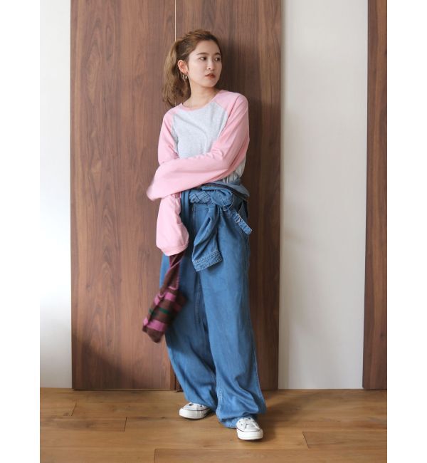 Ungrid「テンセル混デニムオールインワン」|オールインワン|